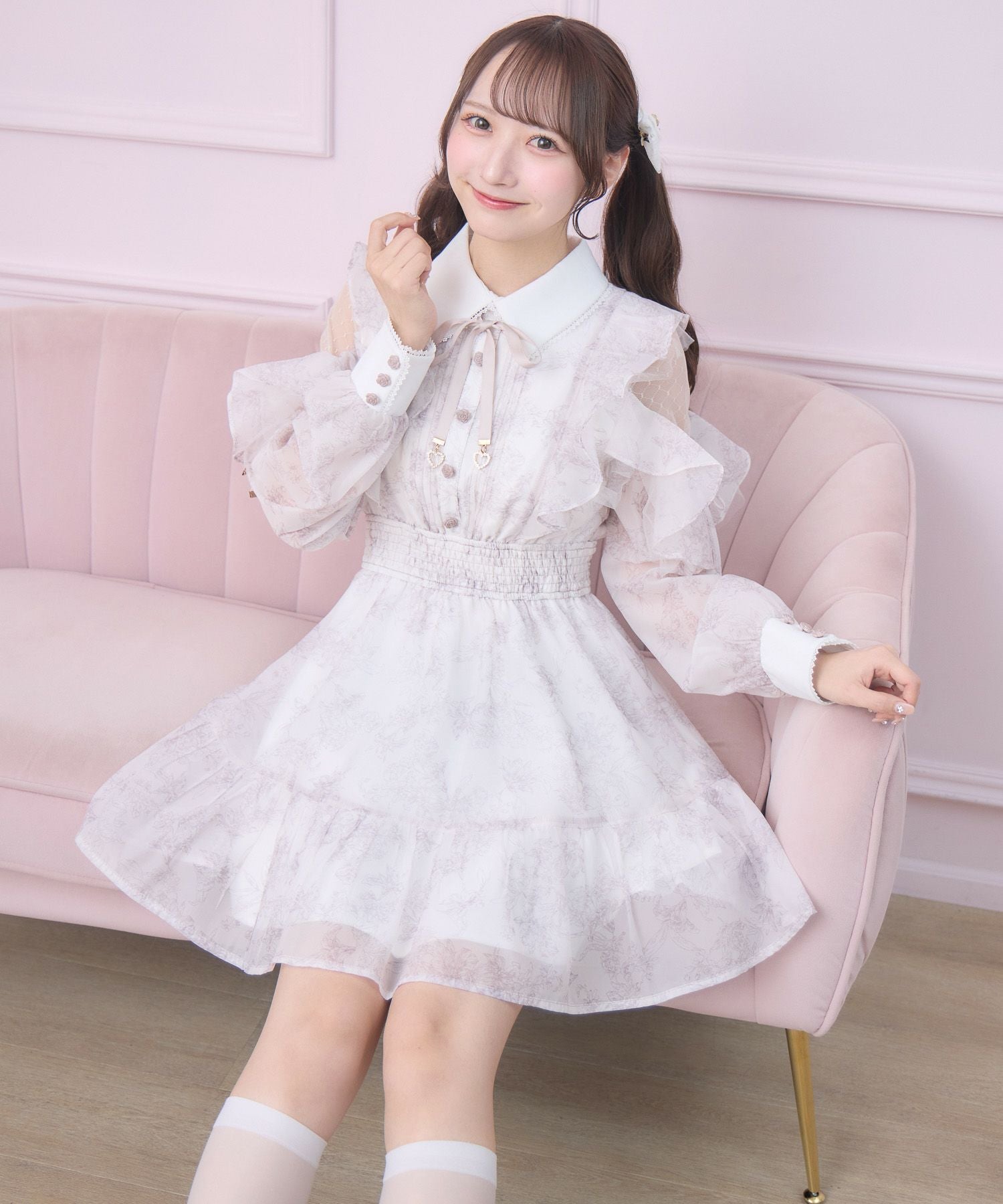 花柄ミニワンピース | Rlab store