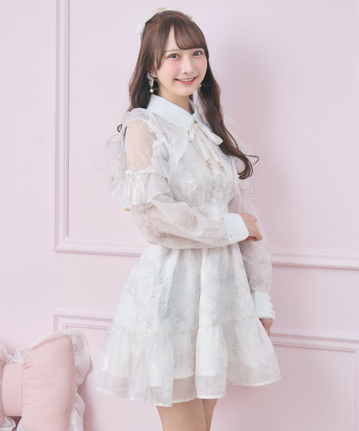 花柄ミニワンピース | Rlab store