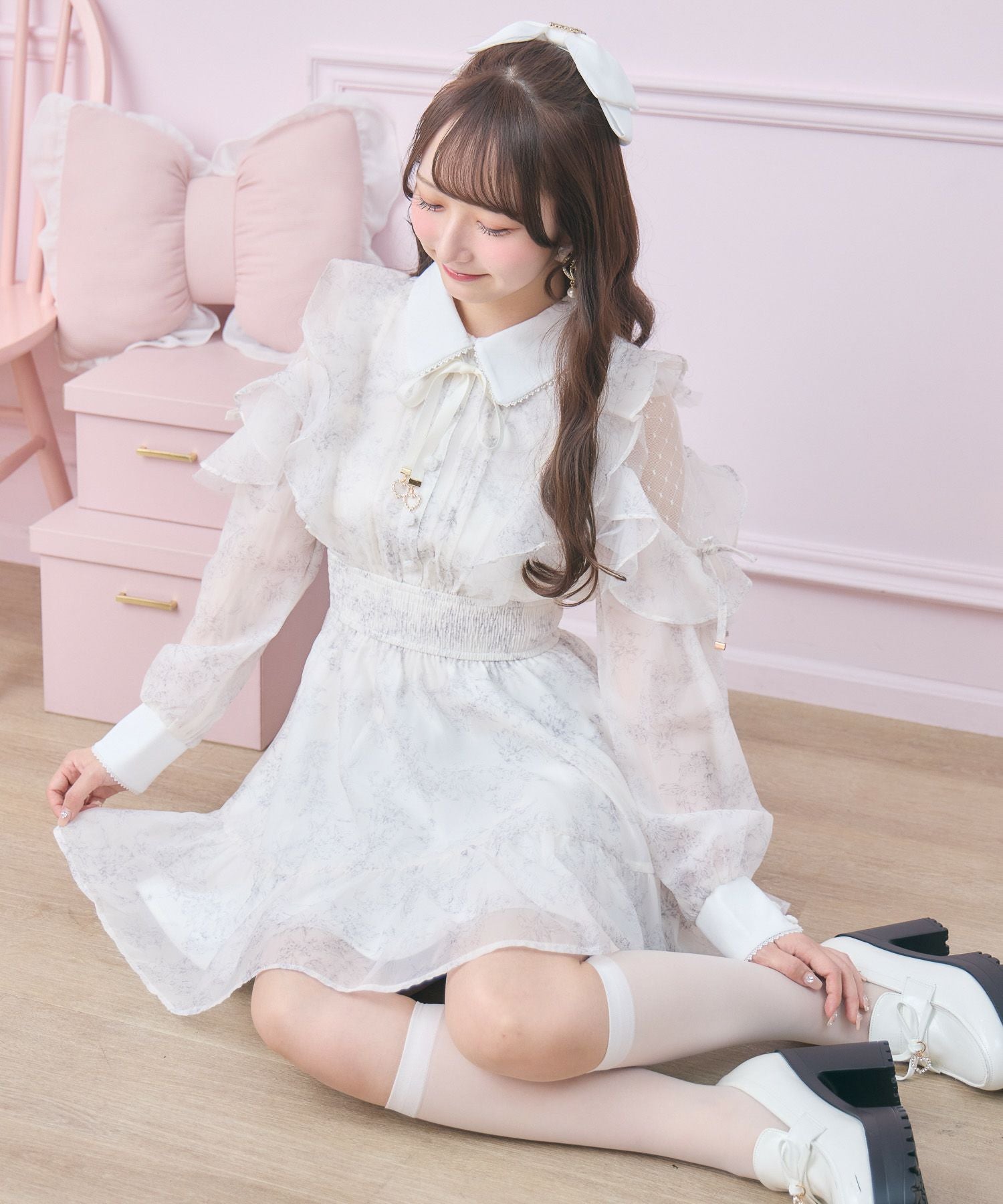 花柄ミニワンピース | Rlab store