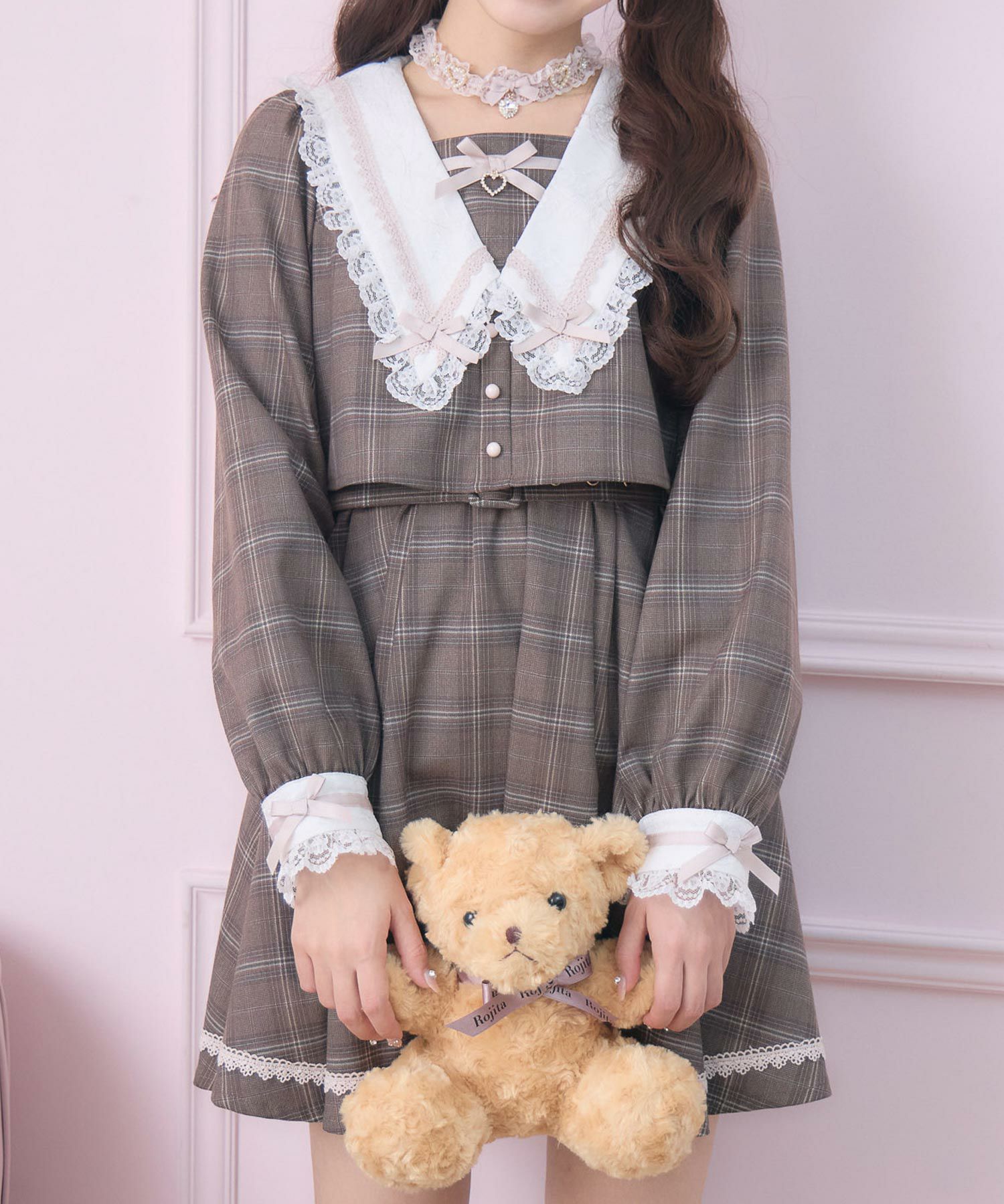 レイヤード配色セーラーワンピース | Rlab store