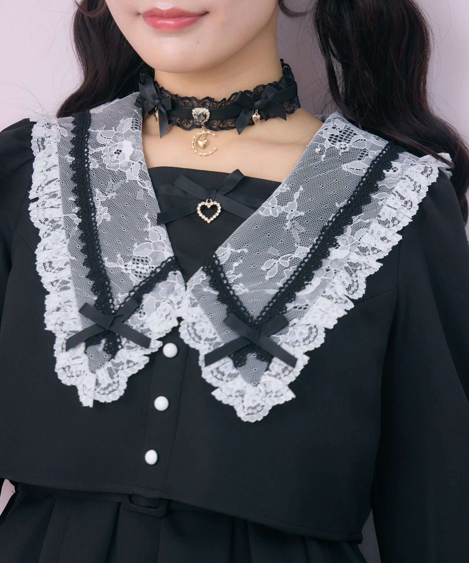 レイヤード配色セーラーワンピース | Rlab store