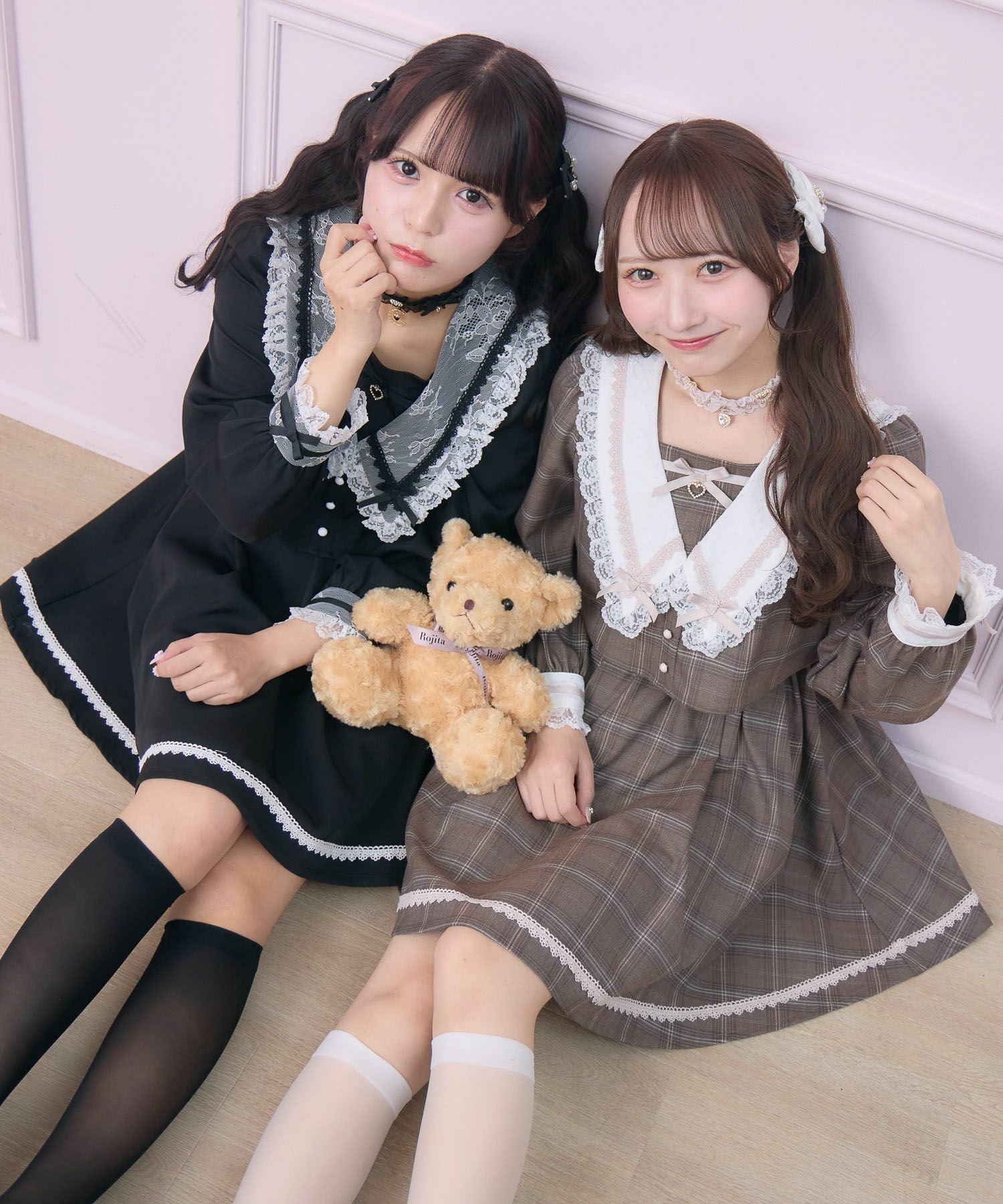 レイヤード配色セーラーワンピース | Rlab store