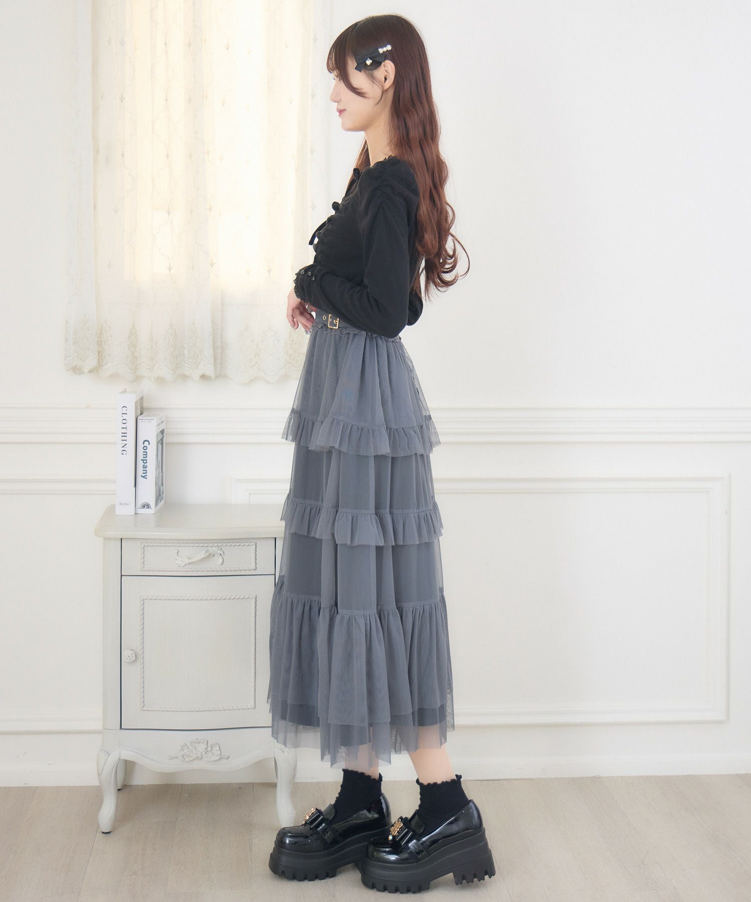 チュールティアードドッキングワンピース | Rlab store