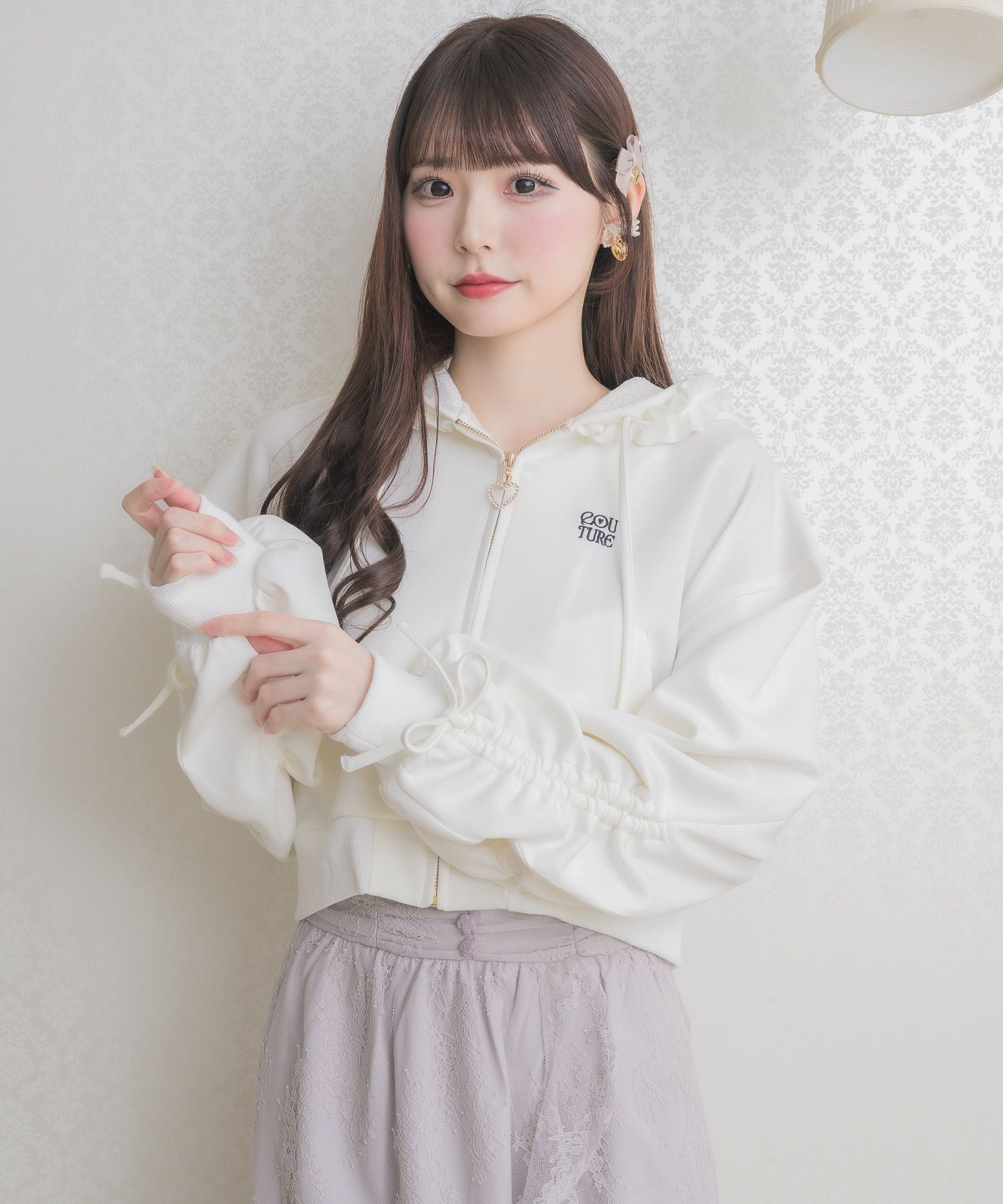 フードフリルパーカー | Rlab store