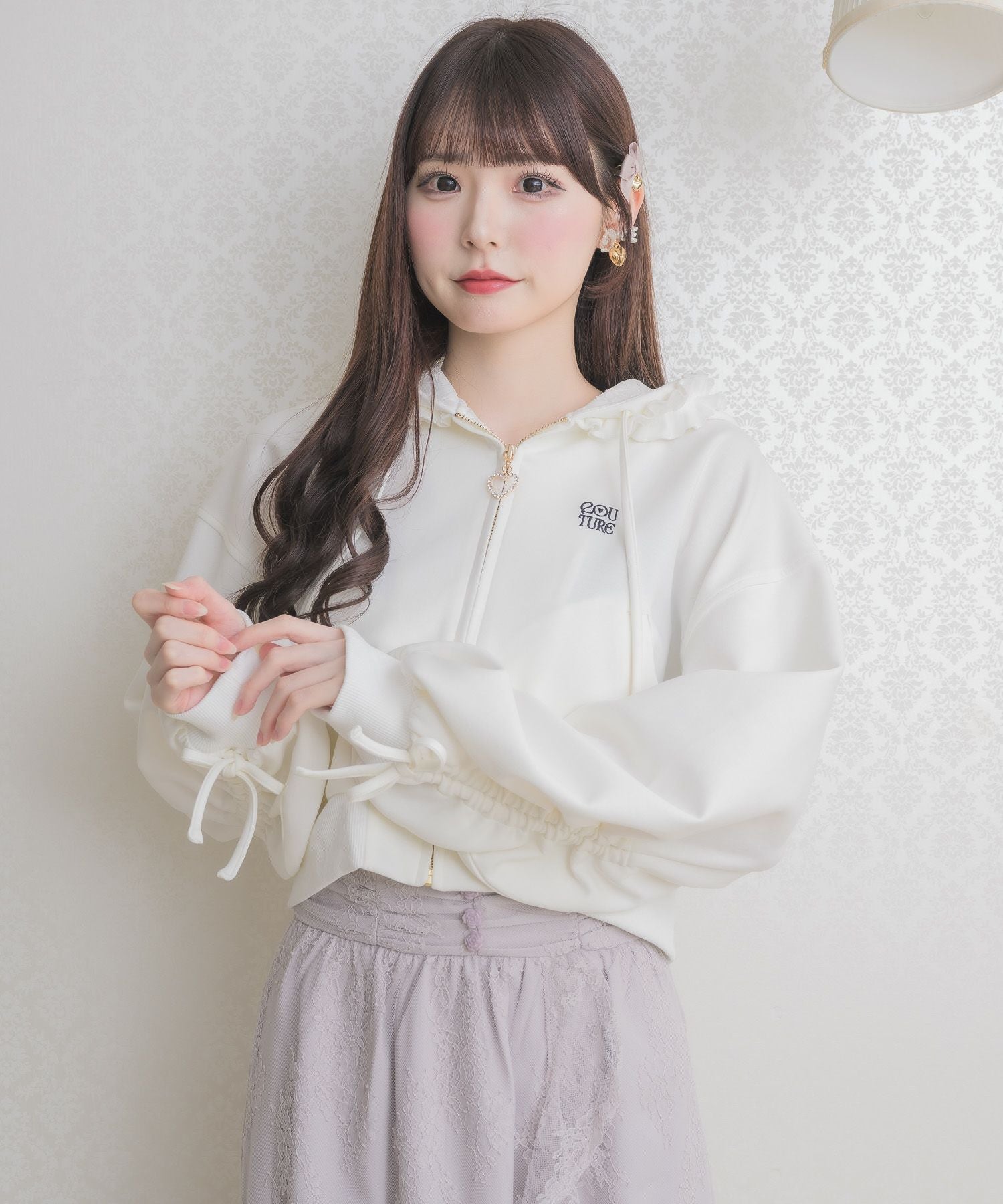 フードフリルパーカー | Rlab store