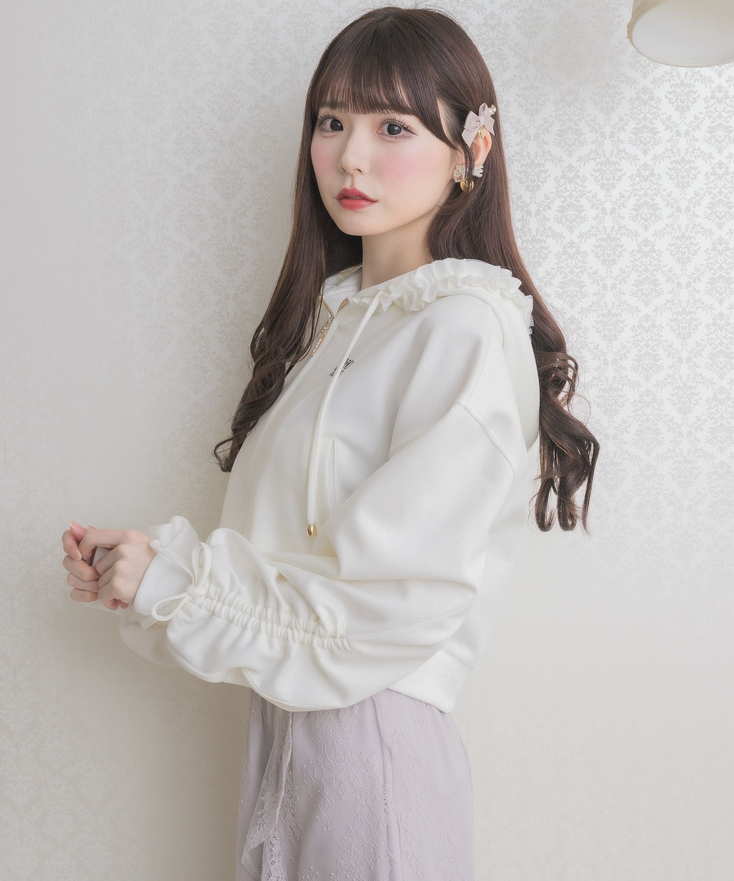 フードフリルパーカー | Rlab store