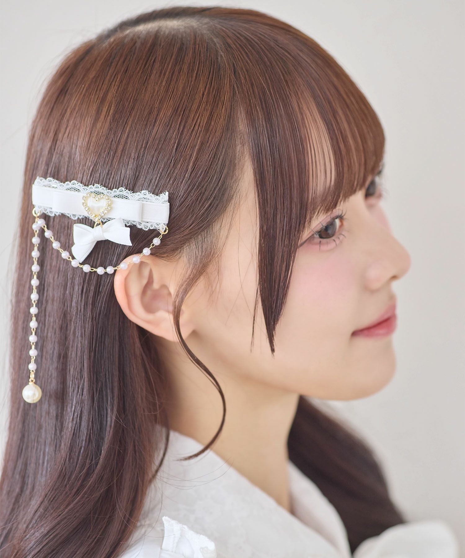 パールチェーンリボンクリップセット | Rlab store
