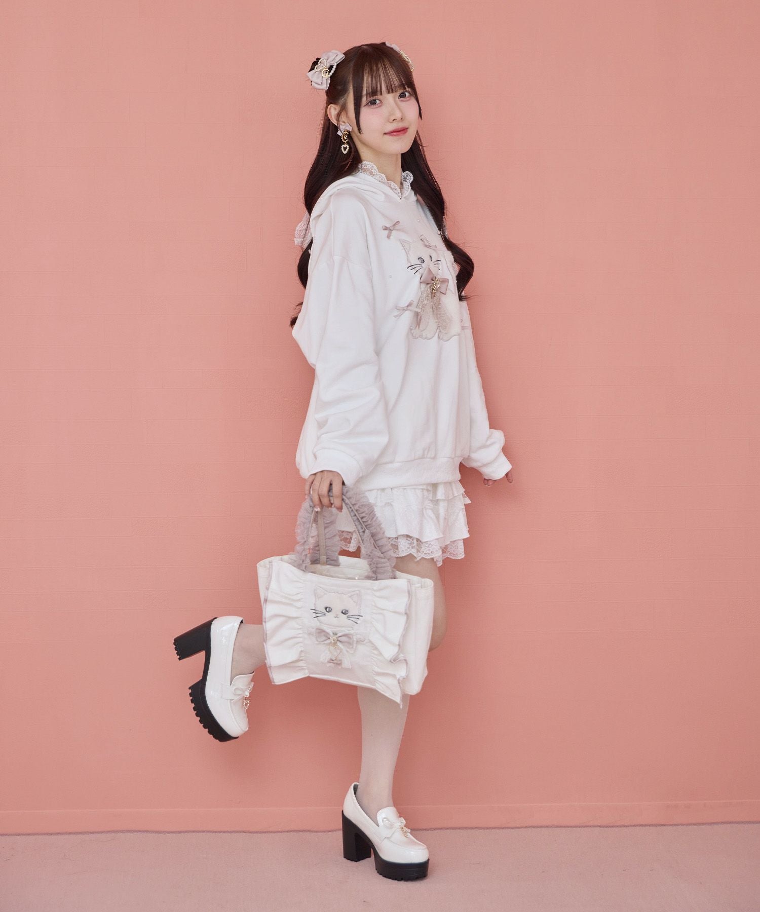 RibbonCatスウェットパーカー | Rlab store