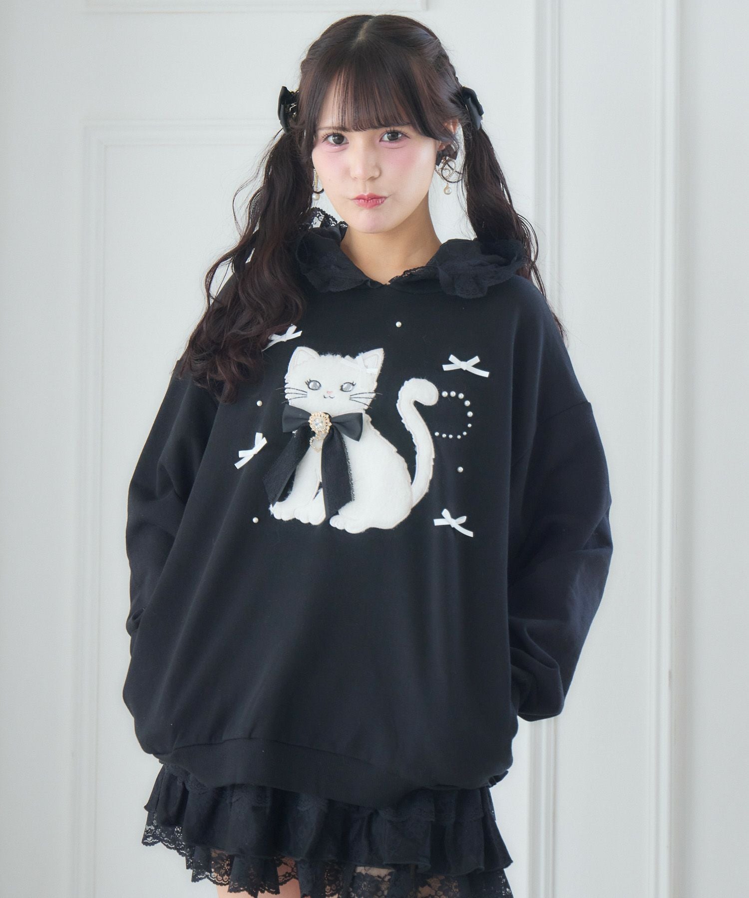 RibbonCatスウェットパーカー | Rlab store