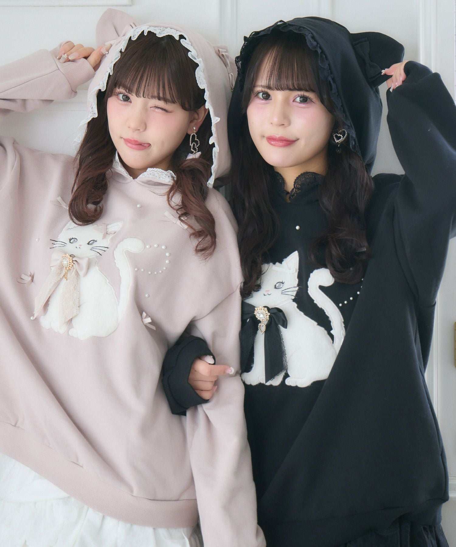 RibbonCatスウェットパーカー | Rlab store