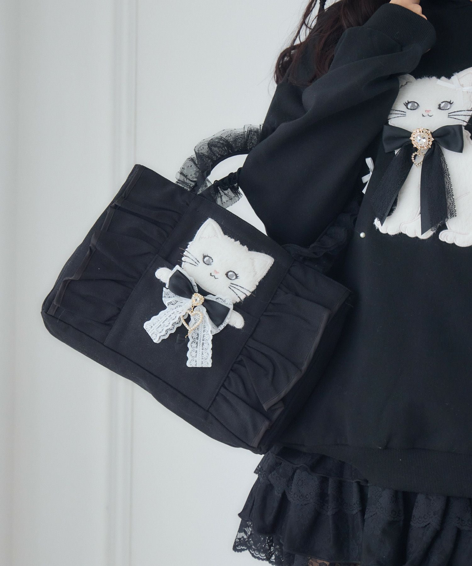 RibbonCat ミニトートバッグ | Rlab store