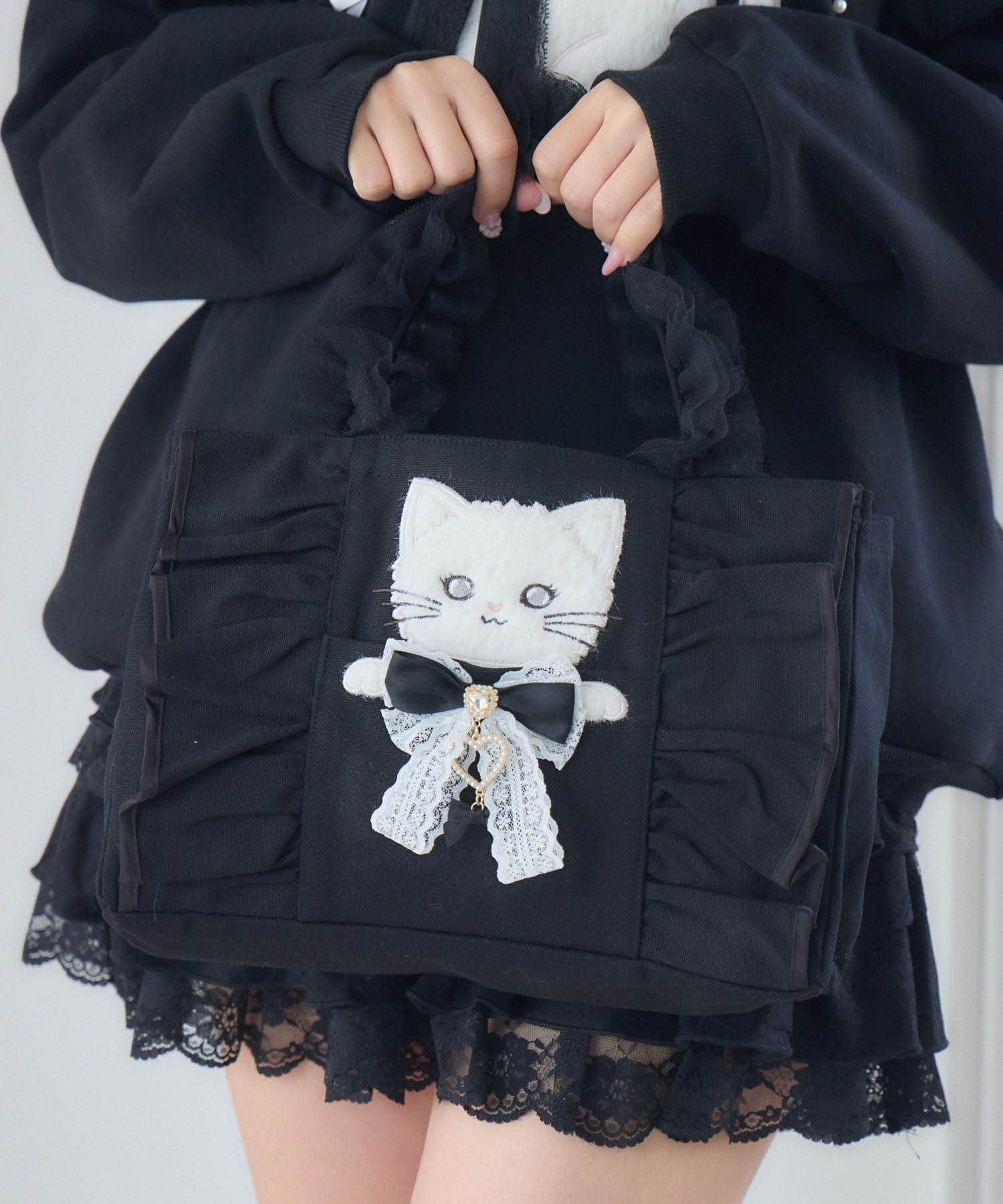 RibbonCat ミニトートバッグ | Rlab store