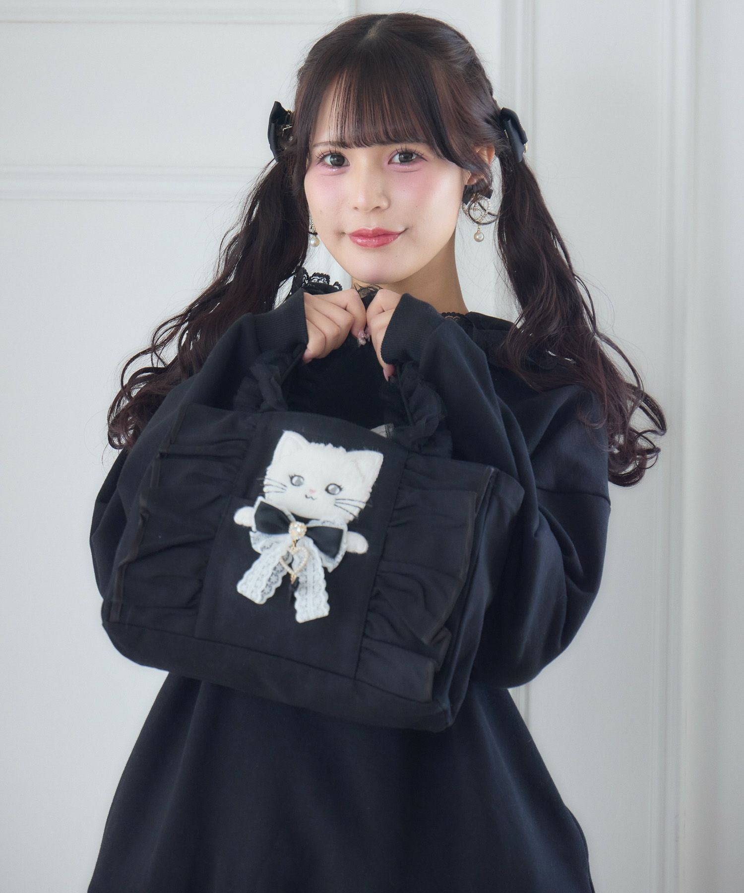 推し活　藤井風　iPad蓋付きバッグ　おしゃれバッグ　ハンドメイド RibbonCat ミニトートバッグ | Rlab store