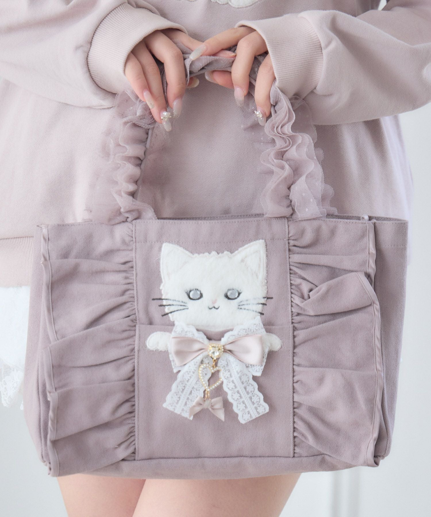 RibbonCat ミニトートバッグ | Rlab store