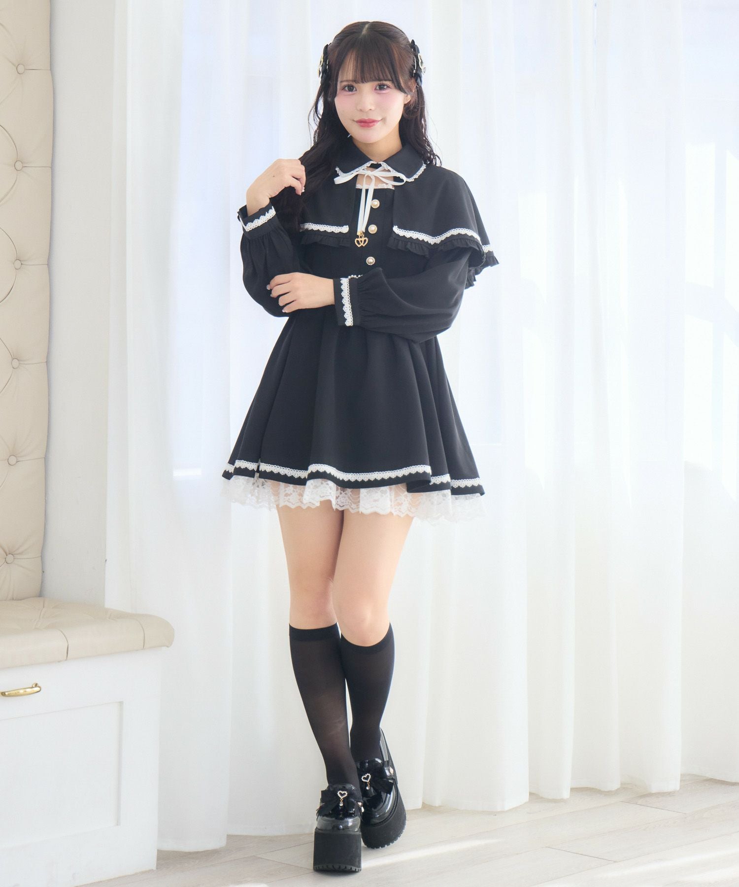 ス*ラ様 イノセントワールド オリジナルレースケープ　黒 レースケープ : laluice Yahoo!店 - 通販 - Yahoo!ショッピング