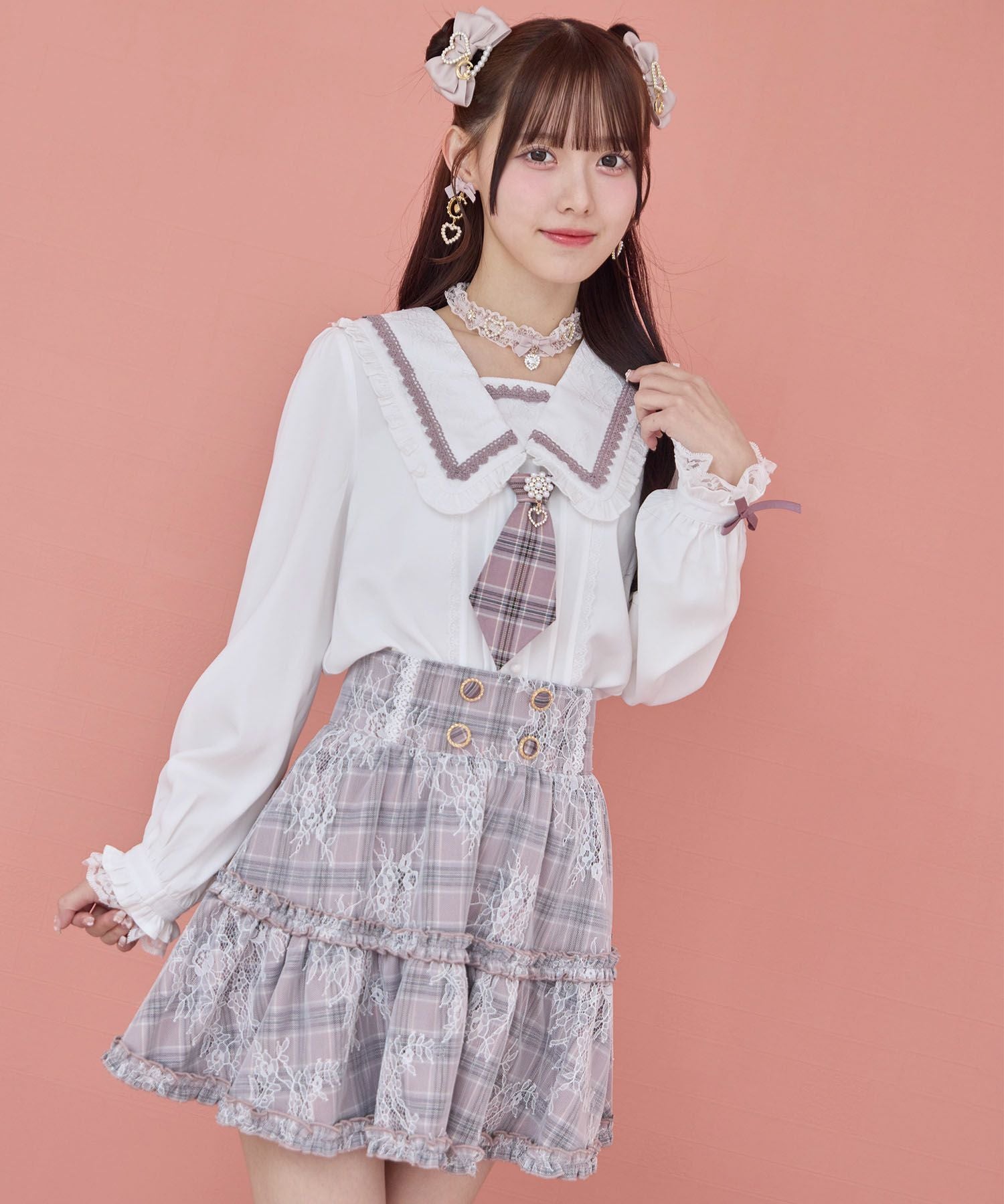 セーラー風ネクタイブラウス | Rlab store
