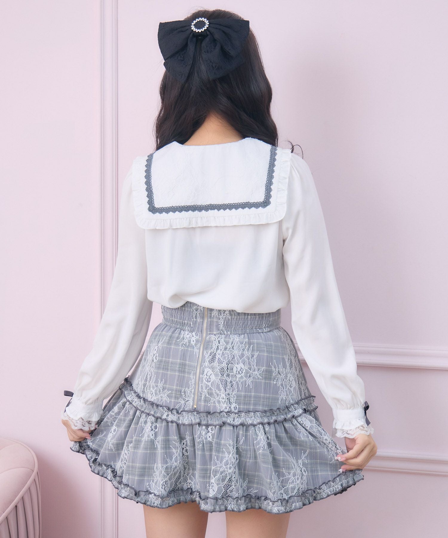 セーラー風ネクタイブラウス | Rlab store