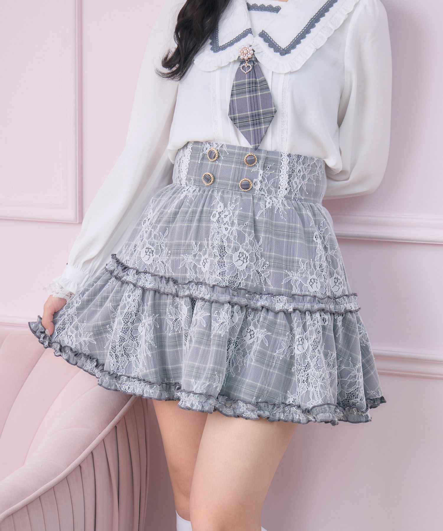 レースティアードスカート | Rlab store