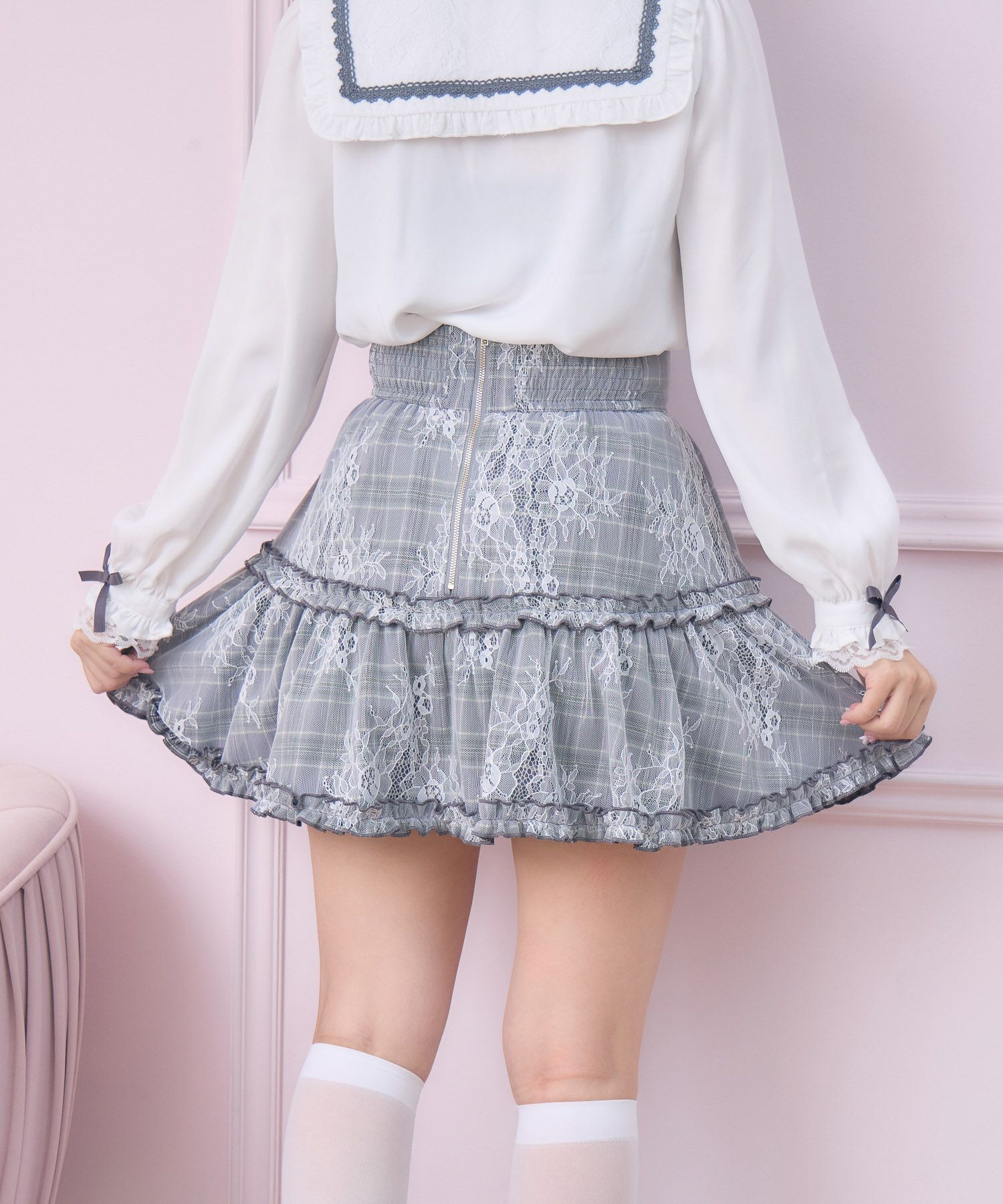 レースティアードスカート | Rlab store