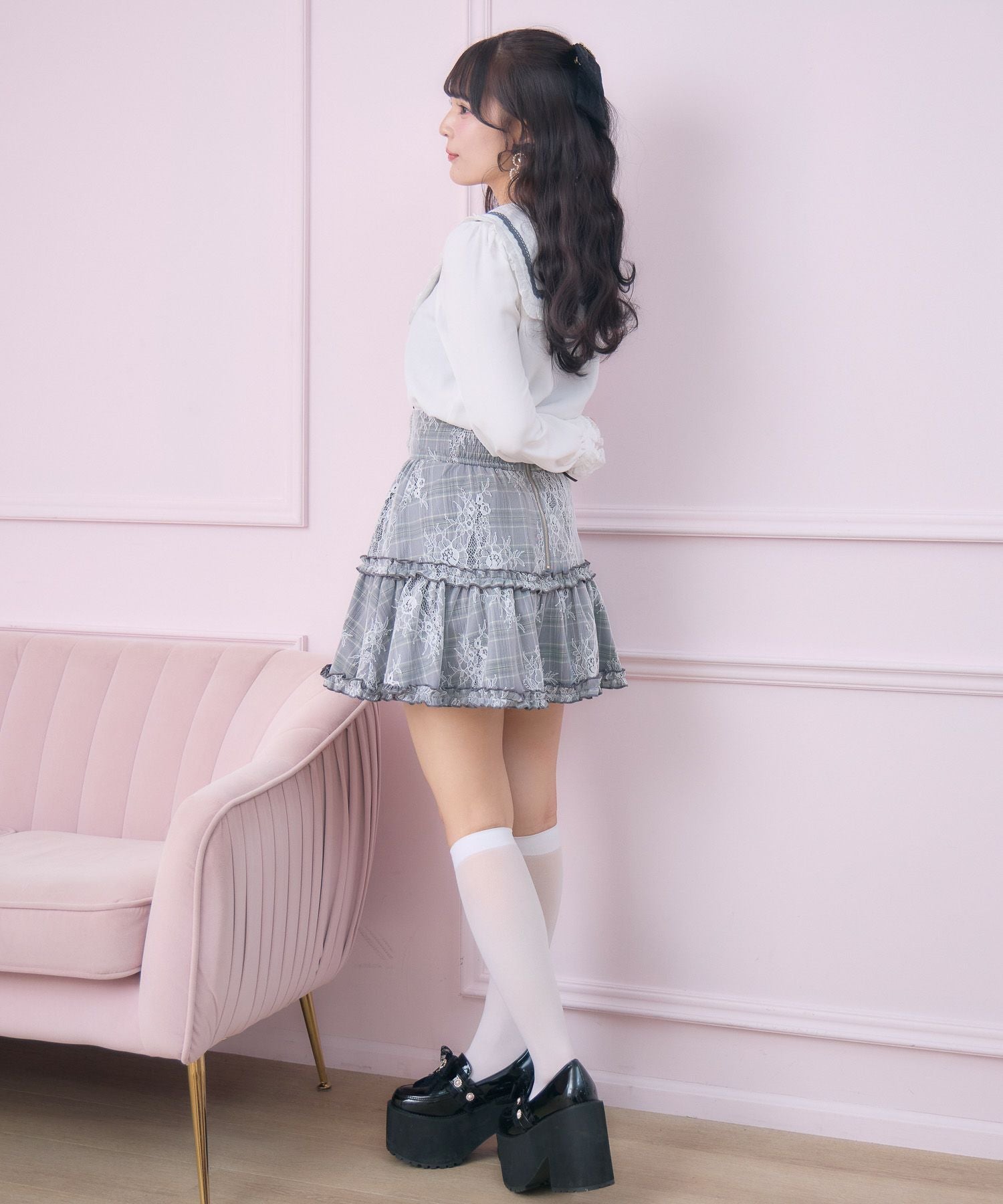 レースティアードスカート | Rlab store