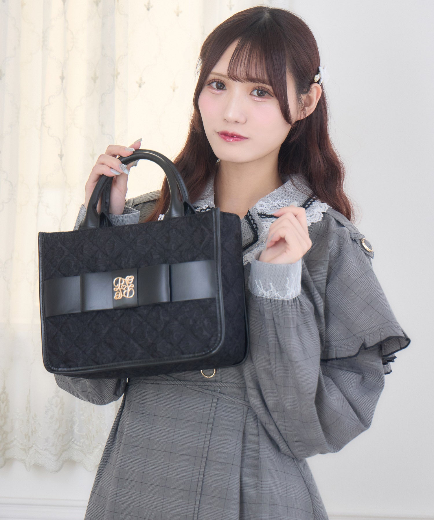 ジャガードリボンバッグ | Rlab store