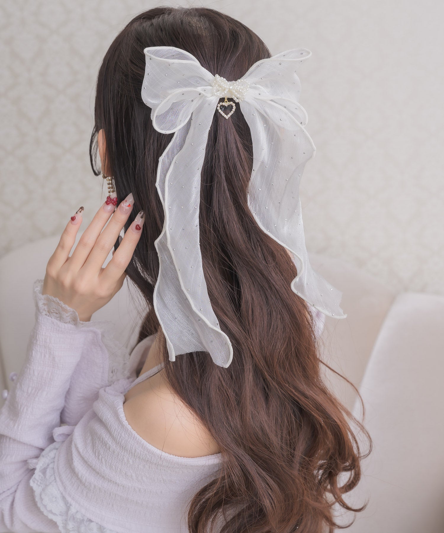 ストーンシアーリボンバレッタ | Rlab store