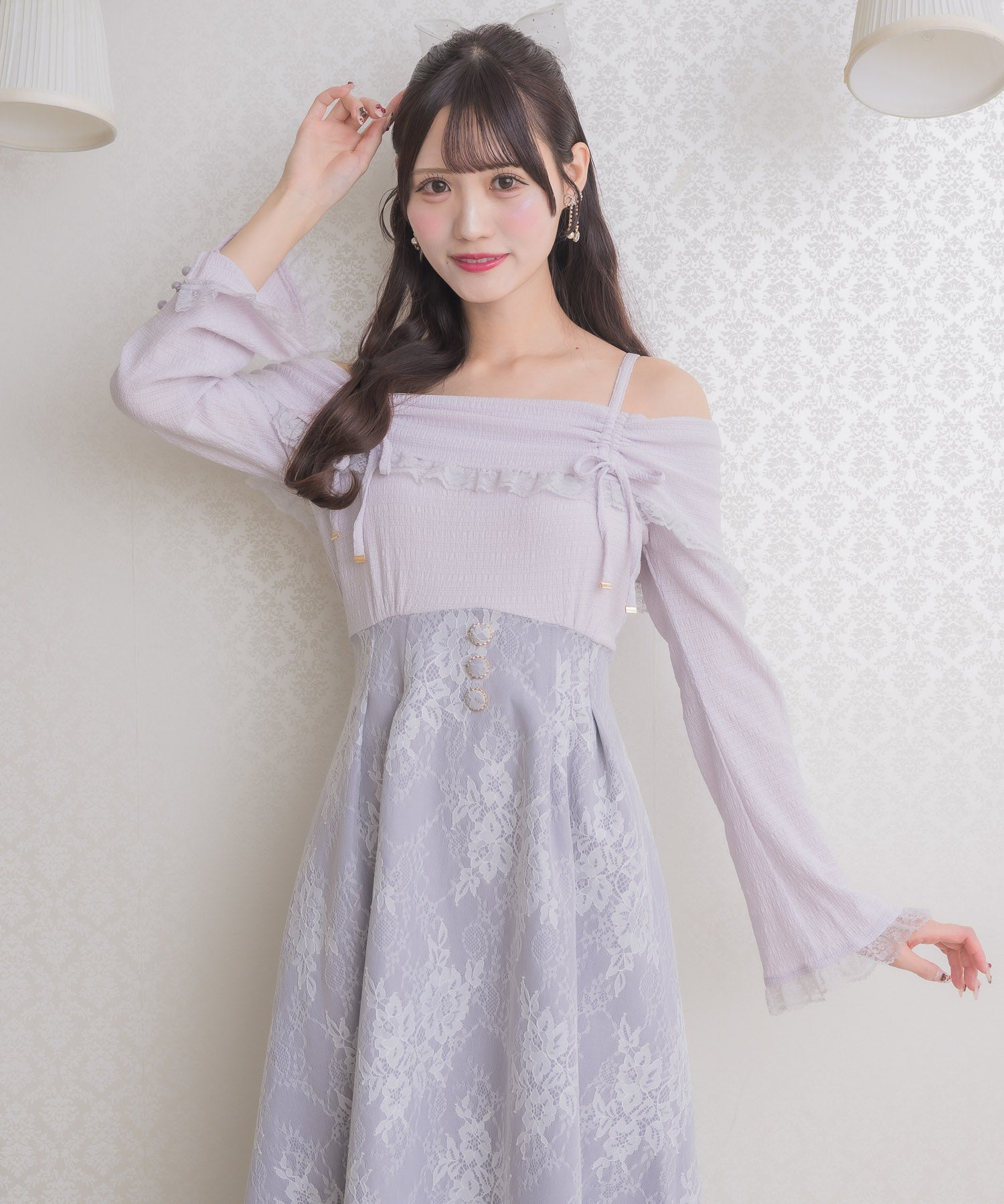 ストーンシアーリボンバレッタ | Rlab store