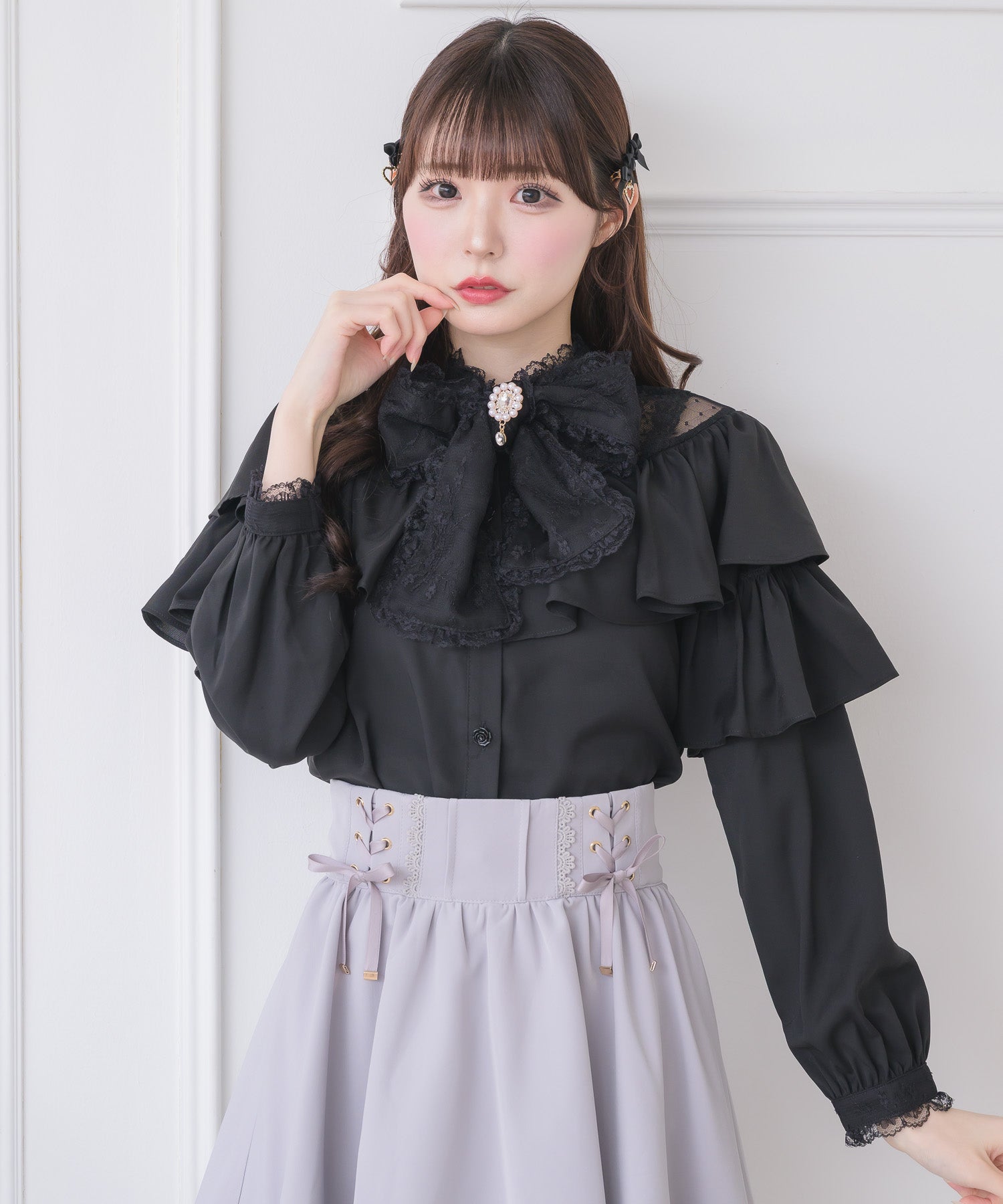 ラッフルボリュームブラウス | Rlab store