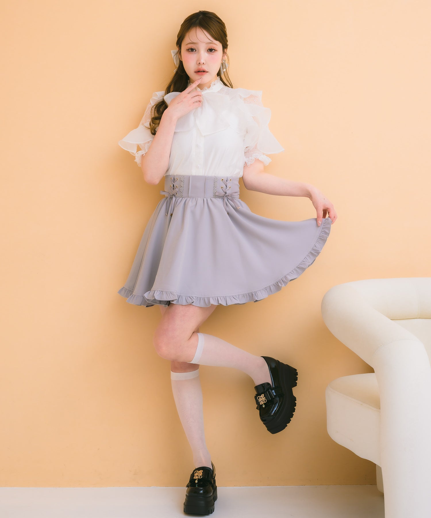 レースアップスカート | Rlab store