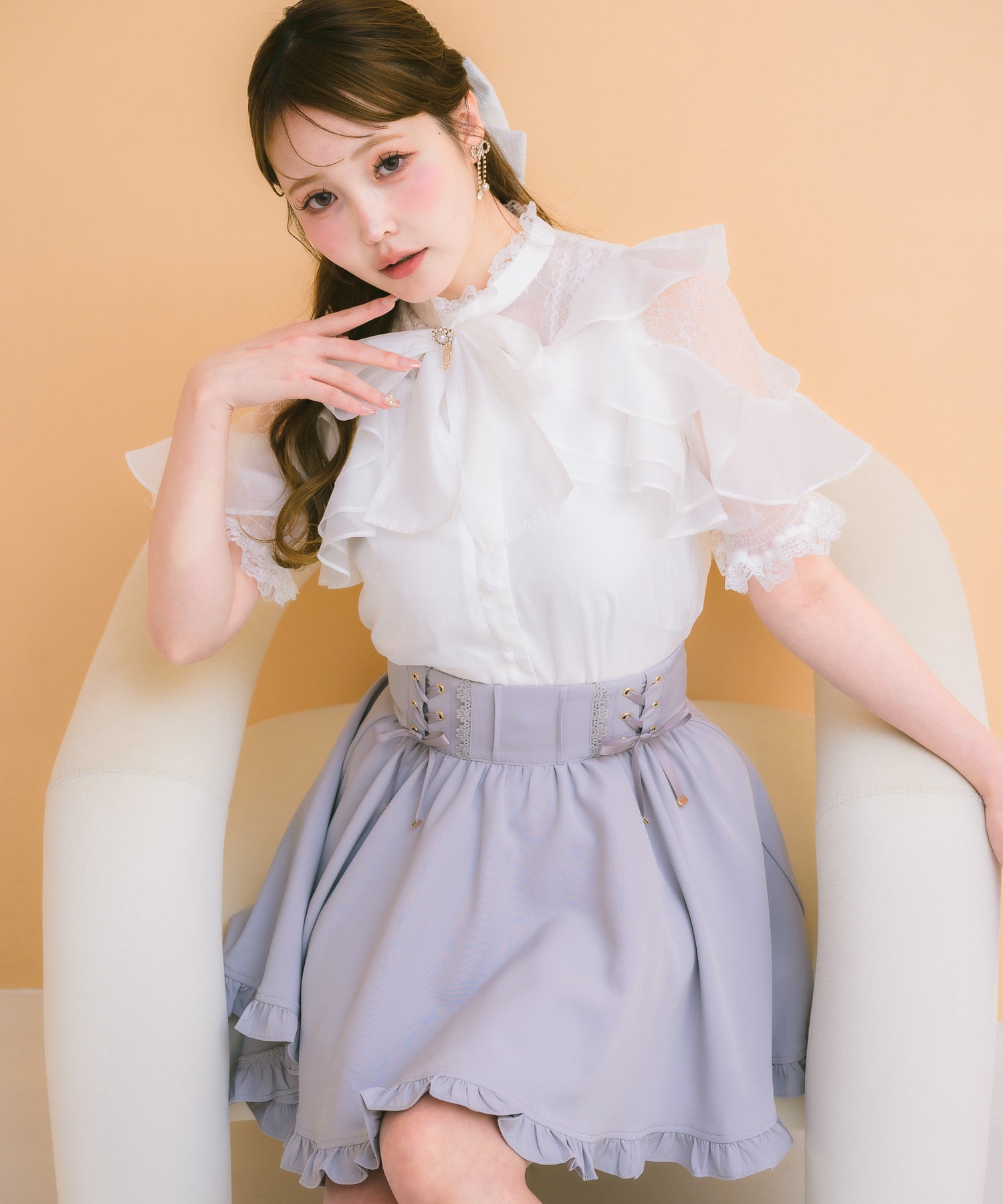 レースアップスカート | Rlab store