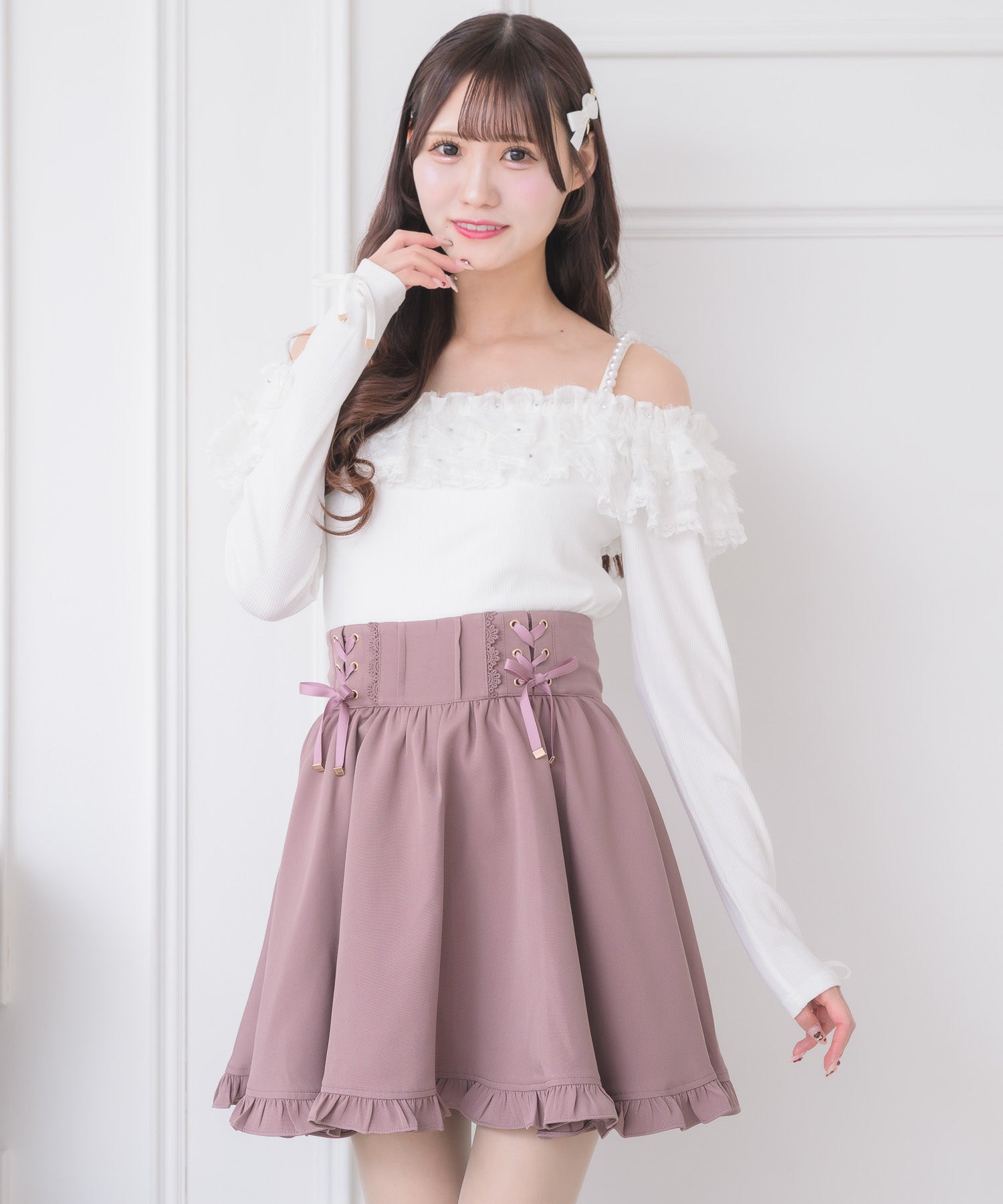 レースアップスカート | Rlab store