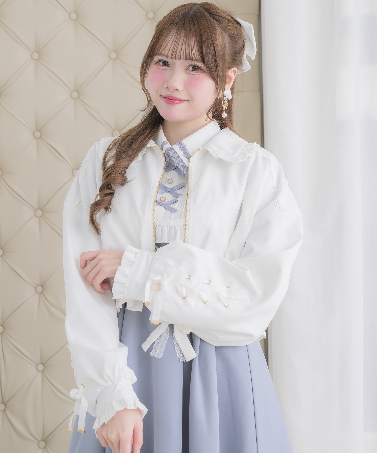 レースアップブルゾン | Rlab store