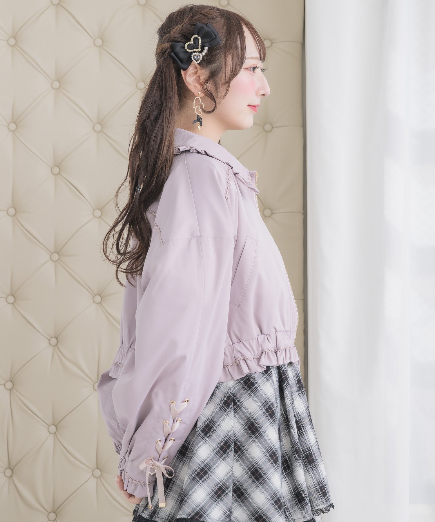 レースアップブルゾン | Rlab store