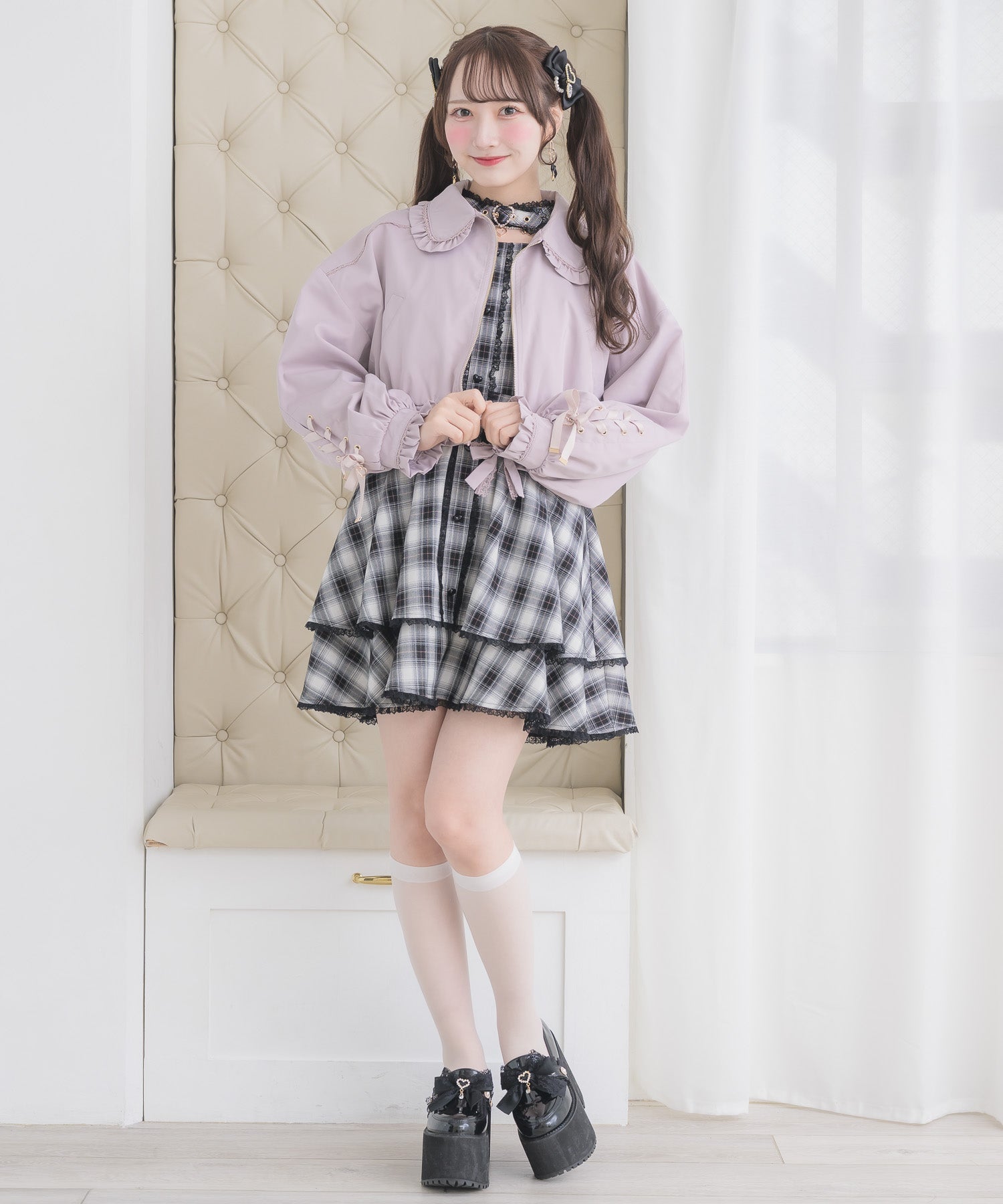 レースアップブルゾン | Rlab store