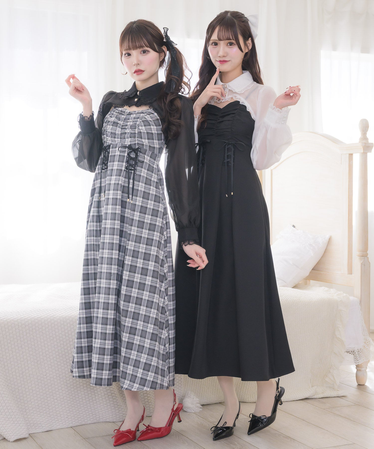 シアーボレロ×キャミロングワンピース | Rlab store