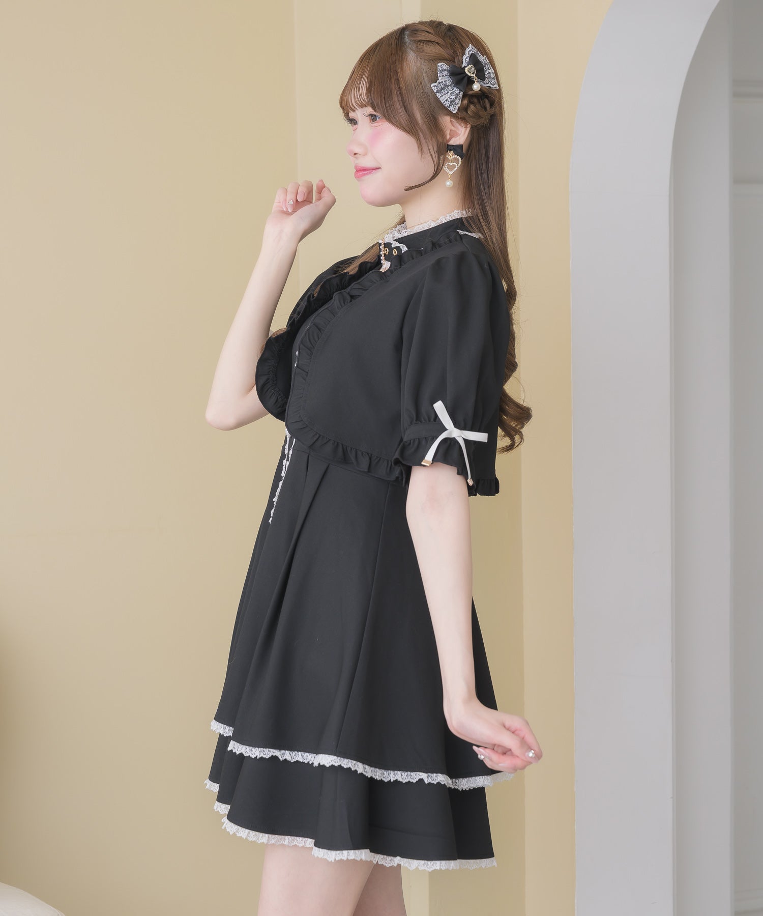ハートバックルボレロ風ワンピース | Rlab store