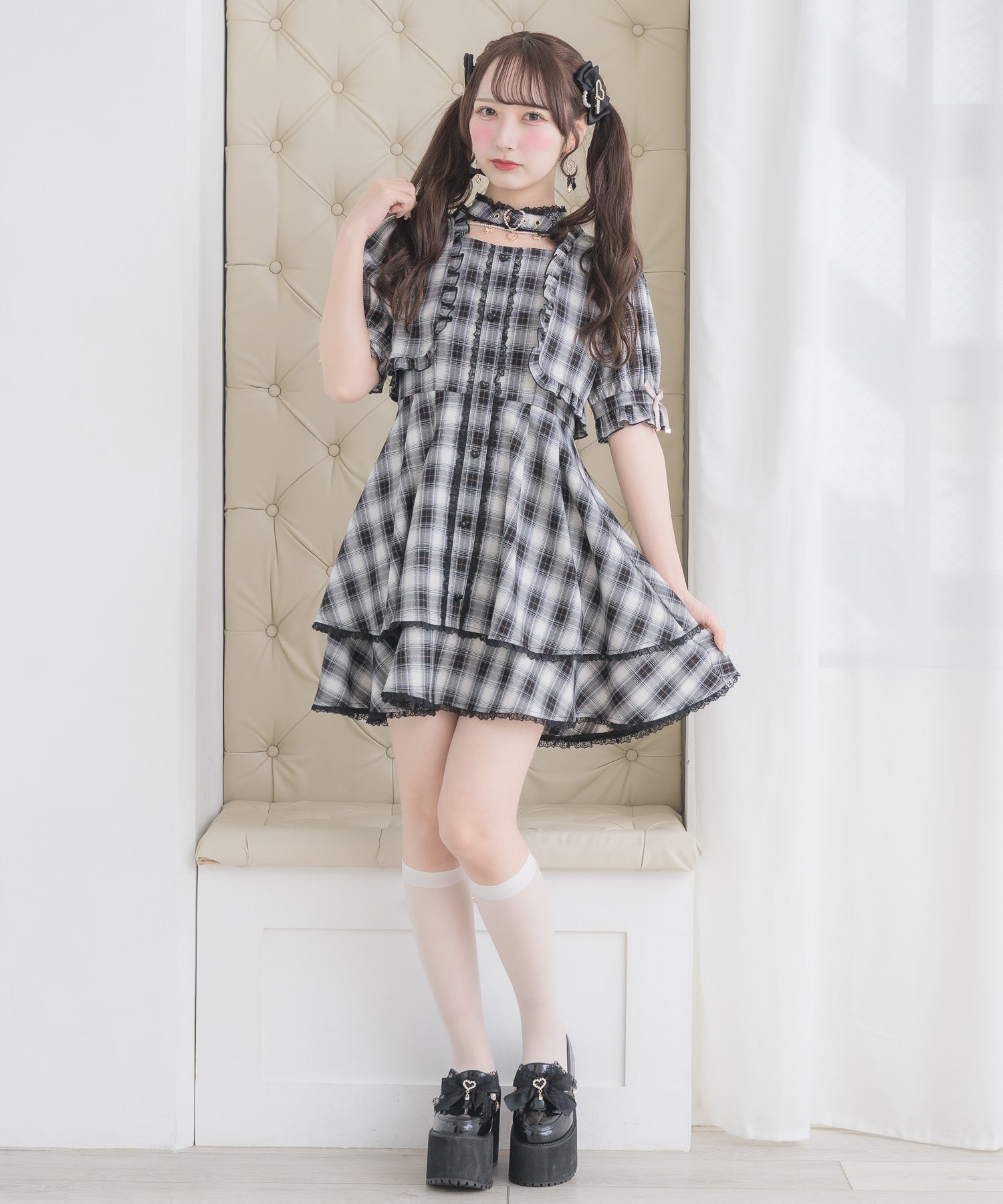 ハートバックルボレロ風ワンピース | Rlab store