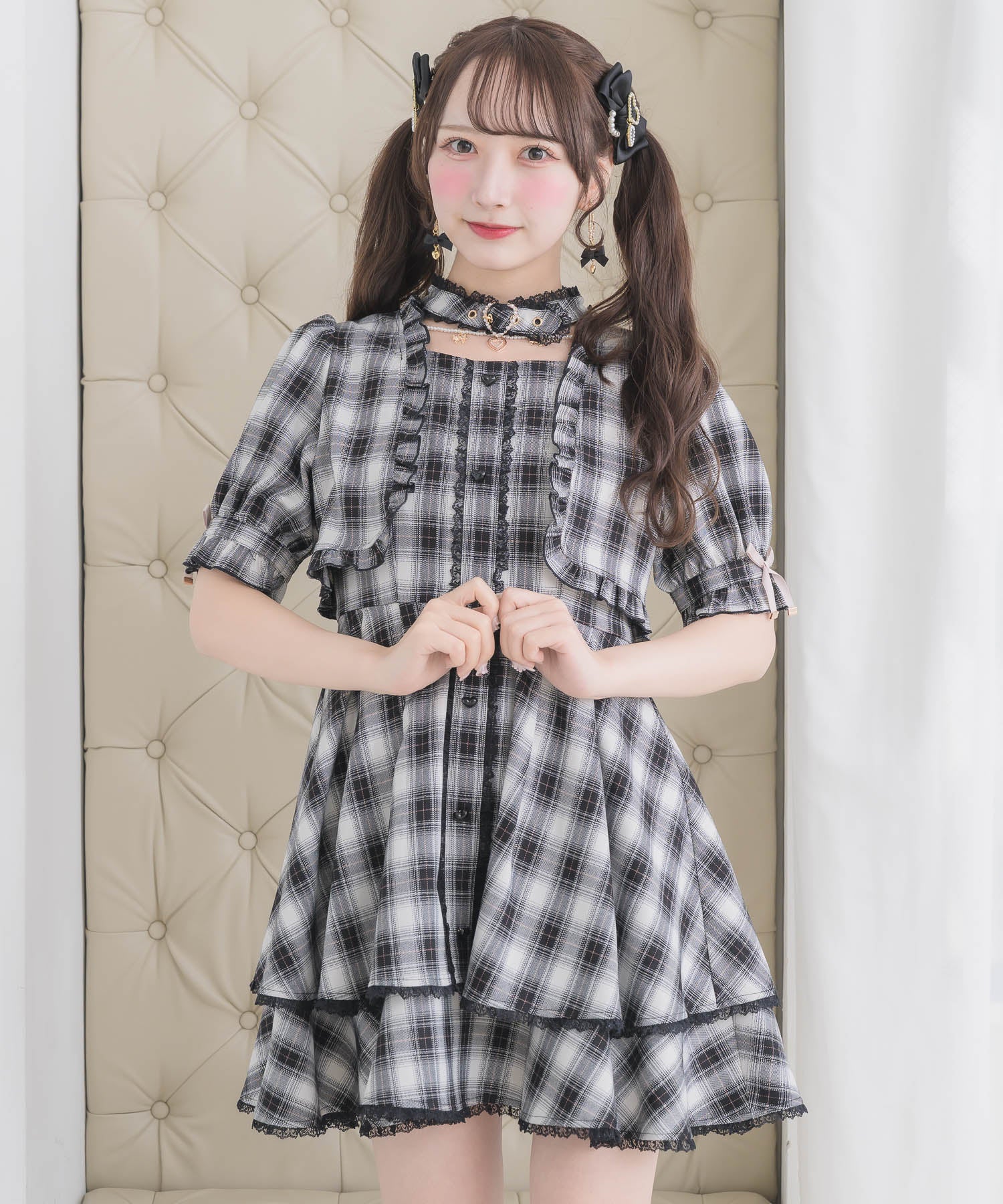 ハートバックルボレロ風ワンピース | Rlab store