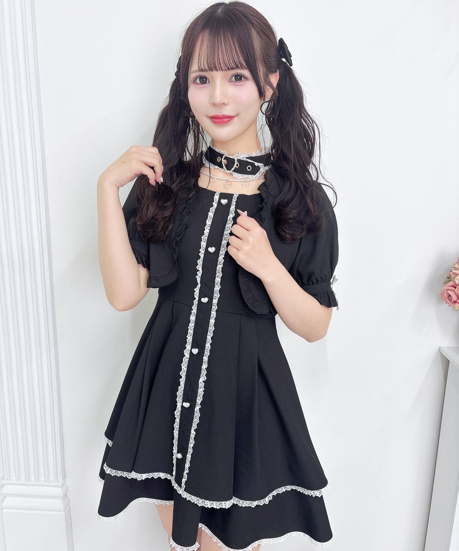 ハートバックルボレロ風ワンピース | Rlab store