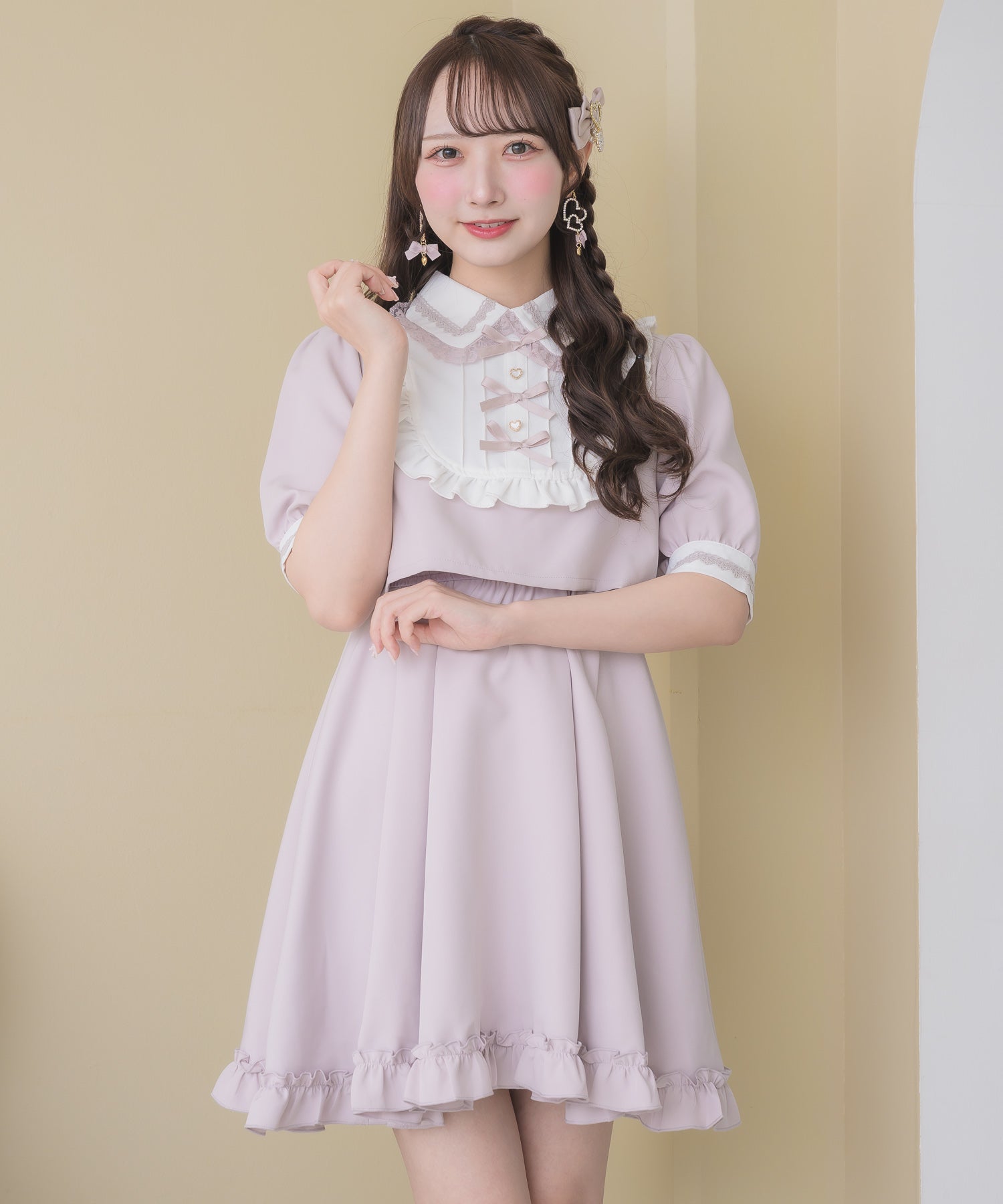 トリプルリボンデザインワンピース | Rlab store