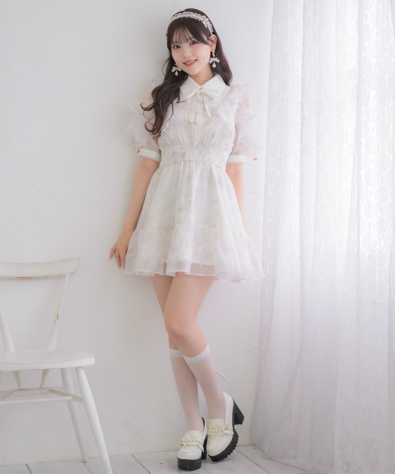 花柄半袖ミニワンピース | Rlab store 花柄半袖ミニワンピース | Rlab store