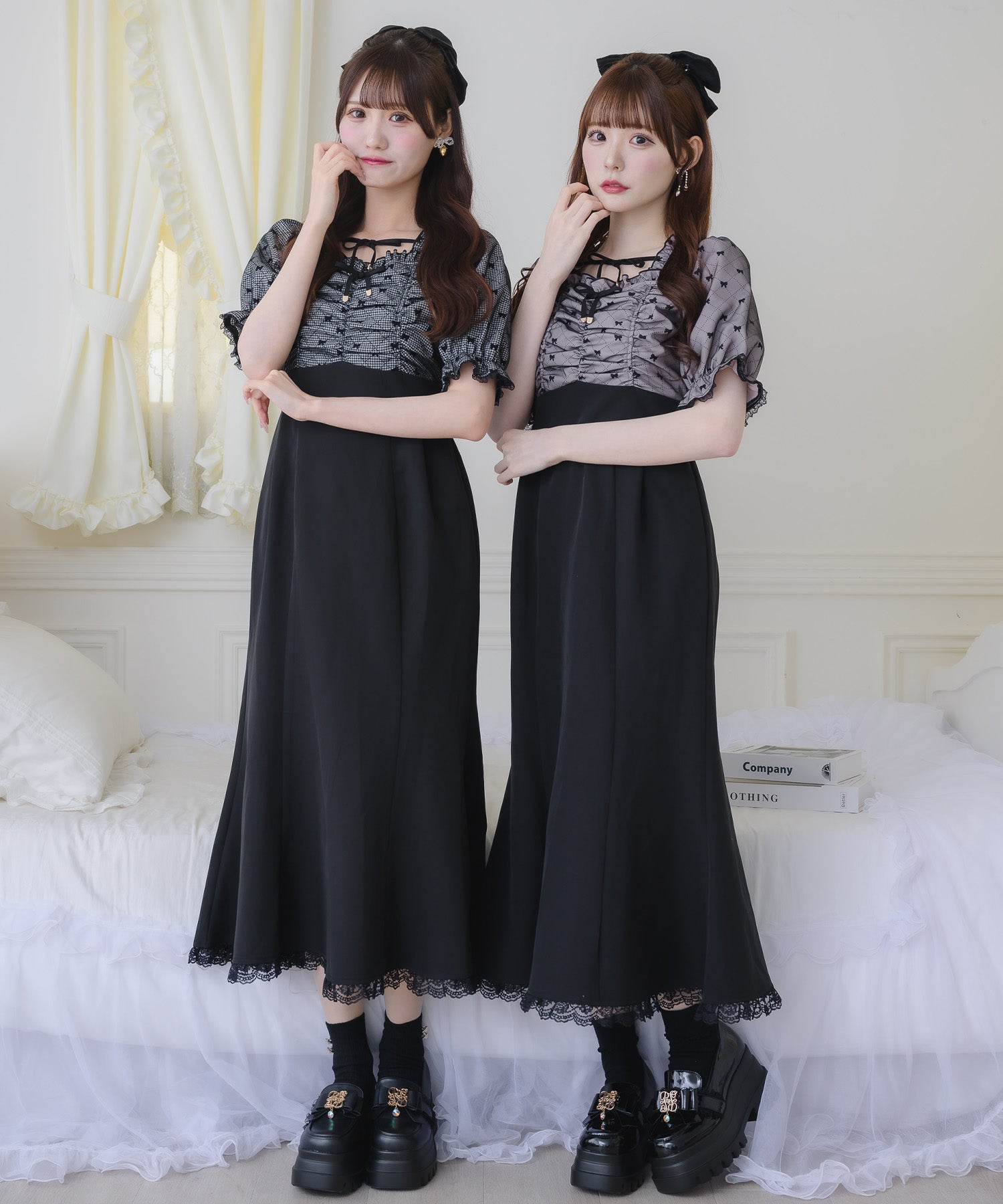花柄ドッキングワンピース | Rlab store
