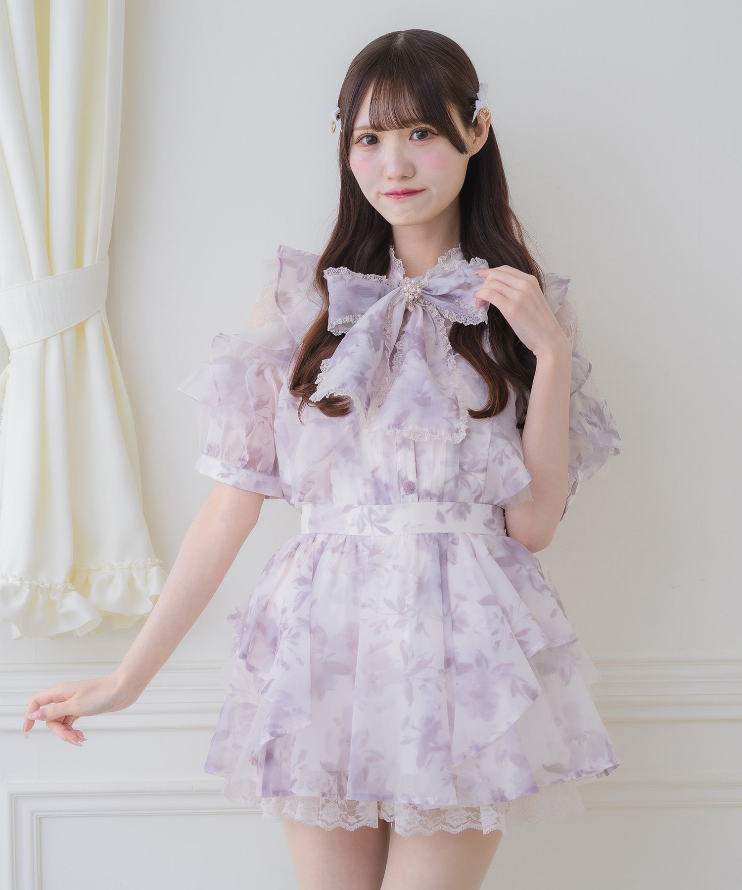 rosymonster クラウンチュニック ブラウス 未使用新品】rosymonster crown tunic ホワイトM 【公式通販】
