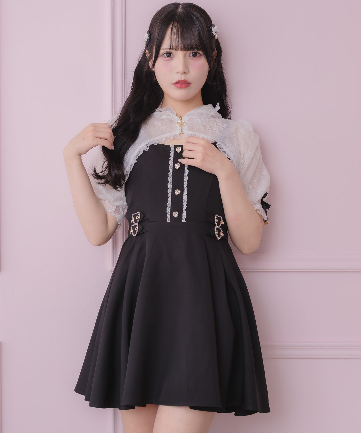 ROJITA キャミワンピース レースパーカー付きキャミワンピース | Rlab store