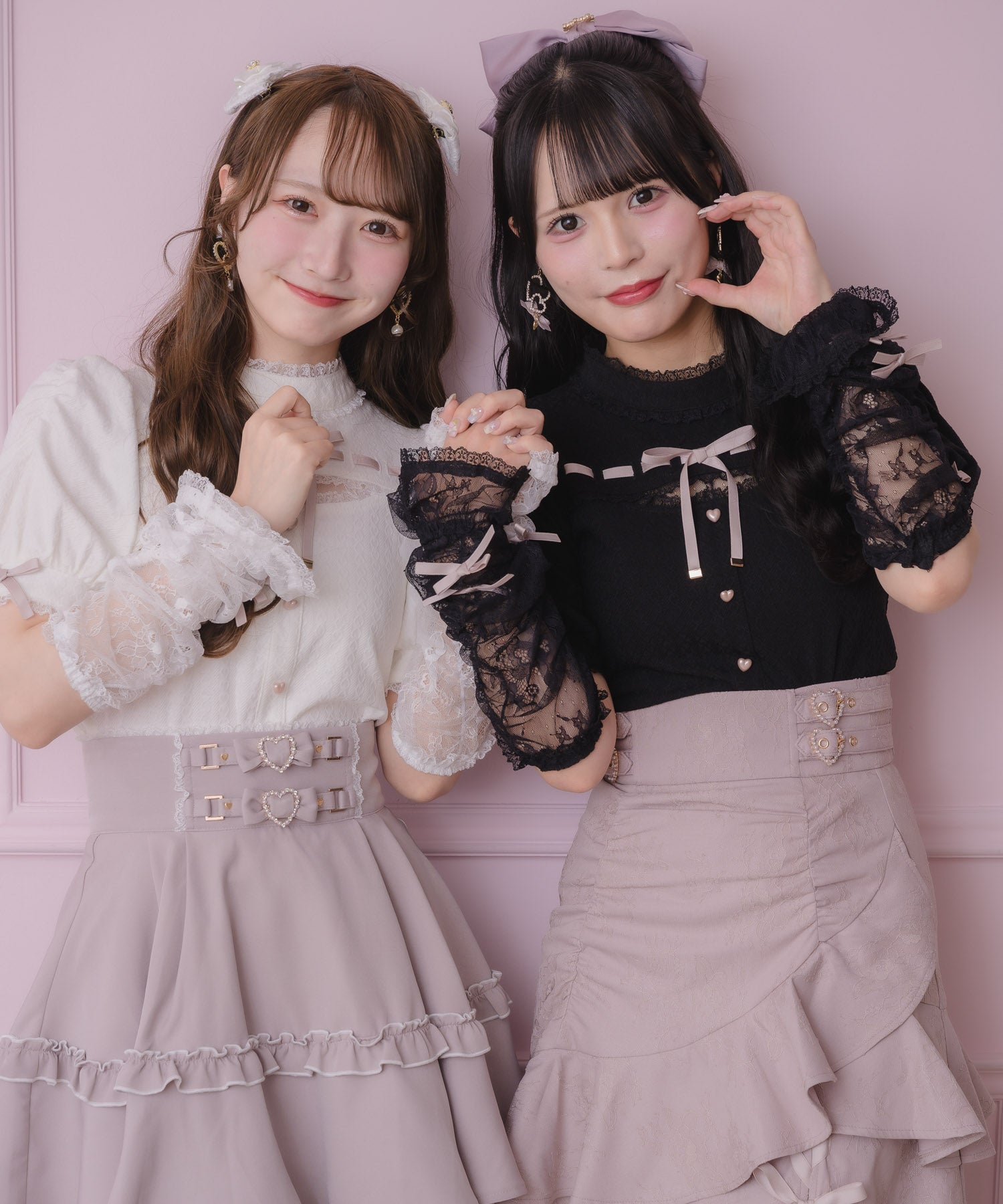 レースアームウォーマー付きデコルテレーストップス | Rlab store