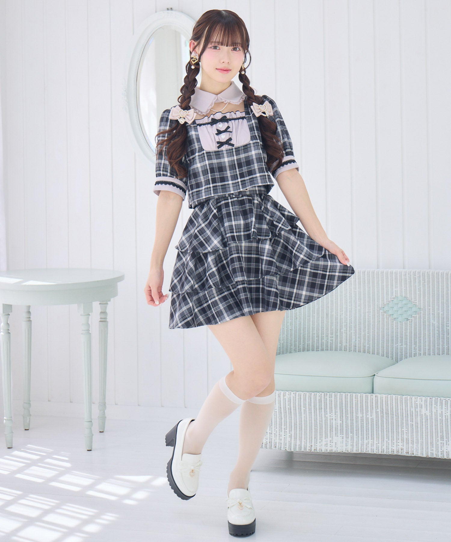 ツーピー風ティアードワンピース | Rlab store