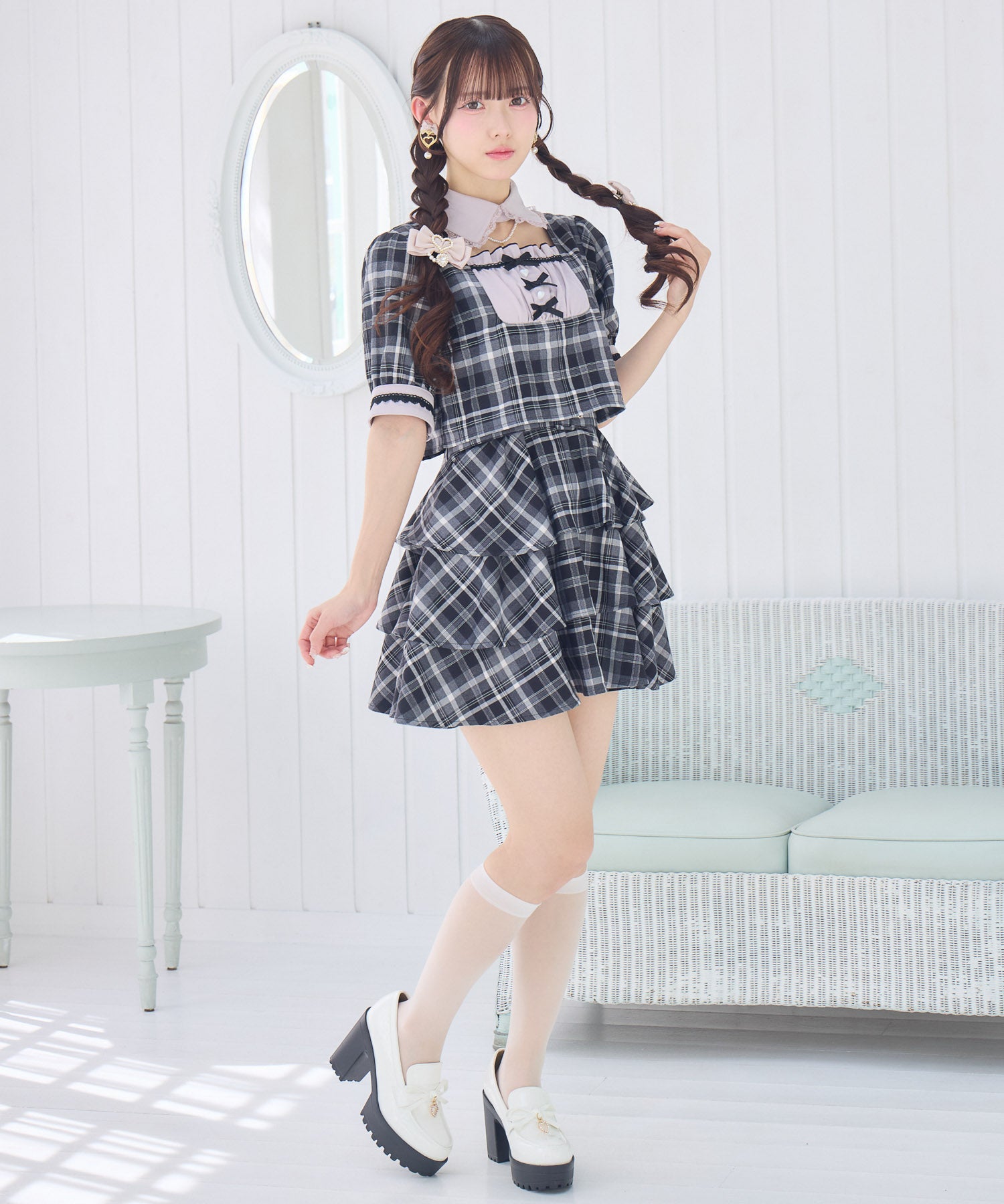 ツーピー風ティアードワンピース | Rlab store