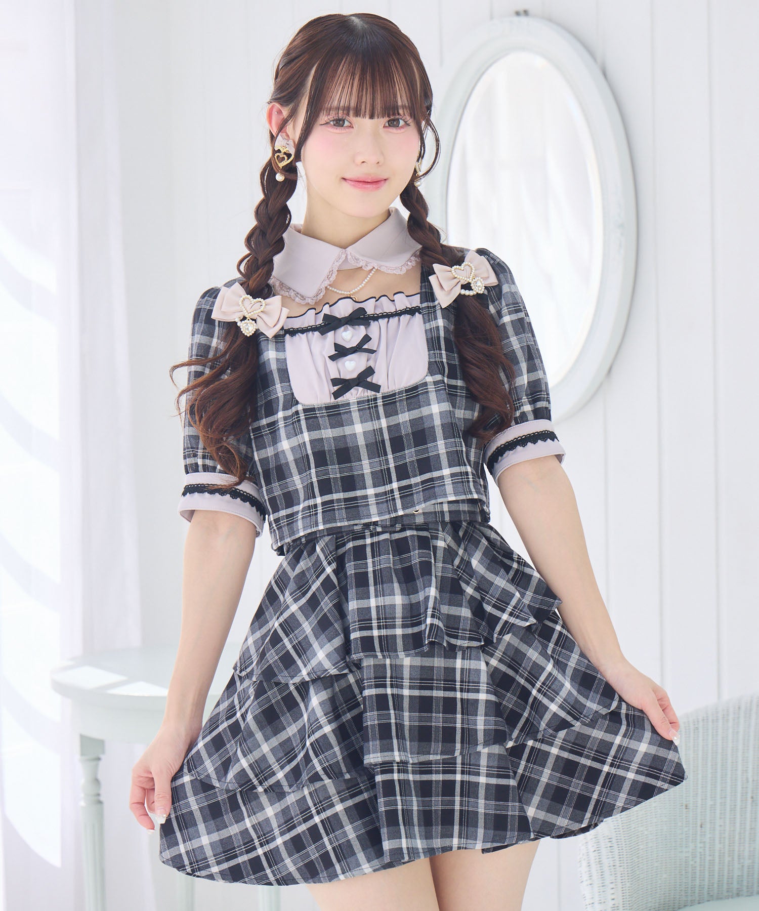 ツーピー風ティアードワンピース | Rlab store