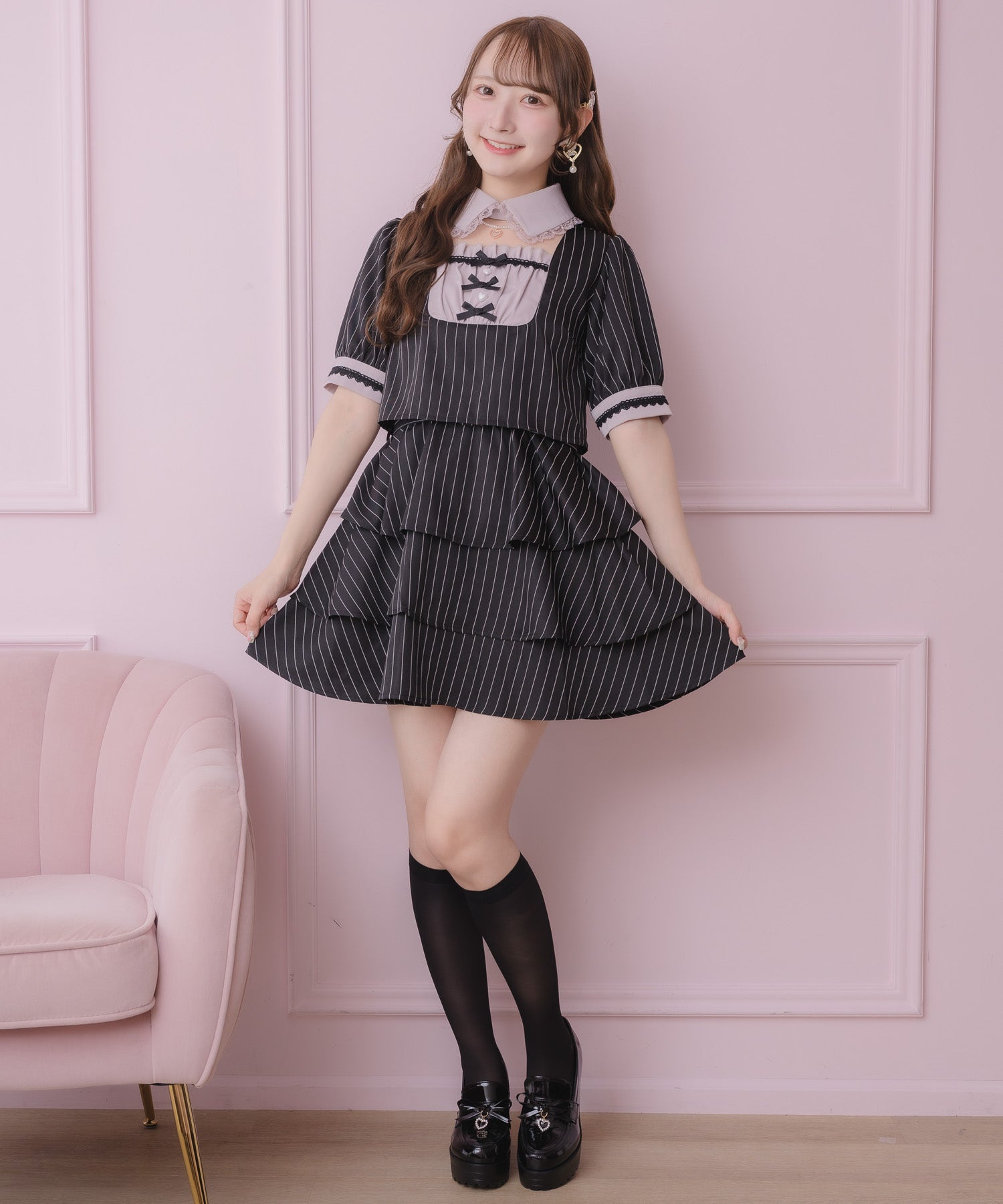 ツーピー風ティアードワンピース | Rlab store