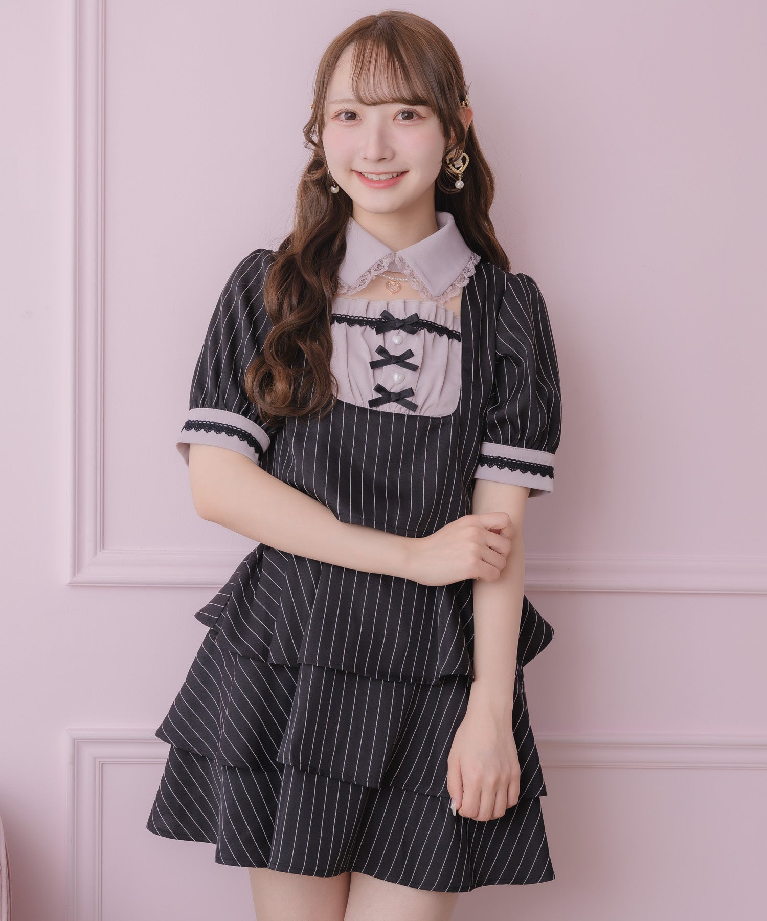 ★りら　ワンピース②点です★ レイヤードラメツイードワンピース | Rlab store